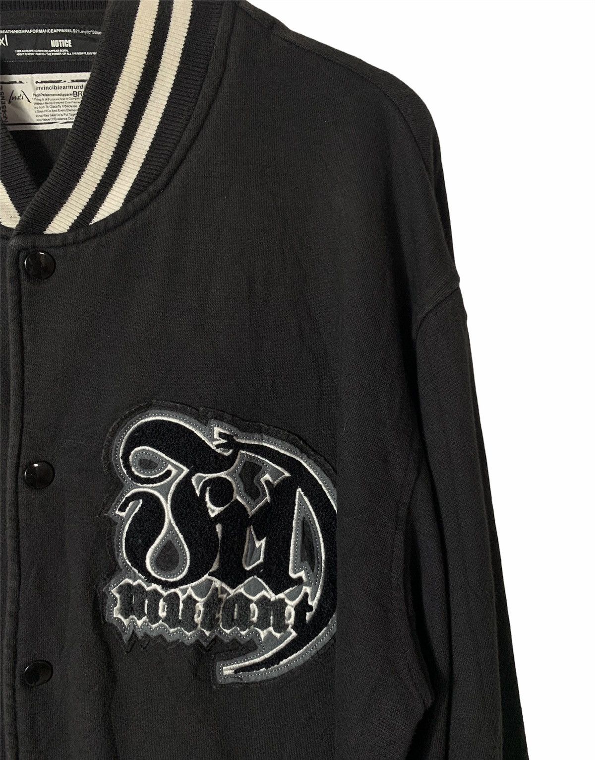 Japanese Brand Number nine x invincible armurda varsity jacket Size US L / EU 52-54 / 3 - 3 Thumbnail