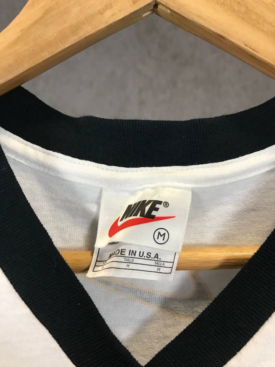 Nike × Vintage Nike swoosh streetwear vintage made in USA center logo Size US M / EU 48-50 / 2 - 4 Thumbnail