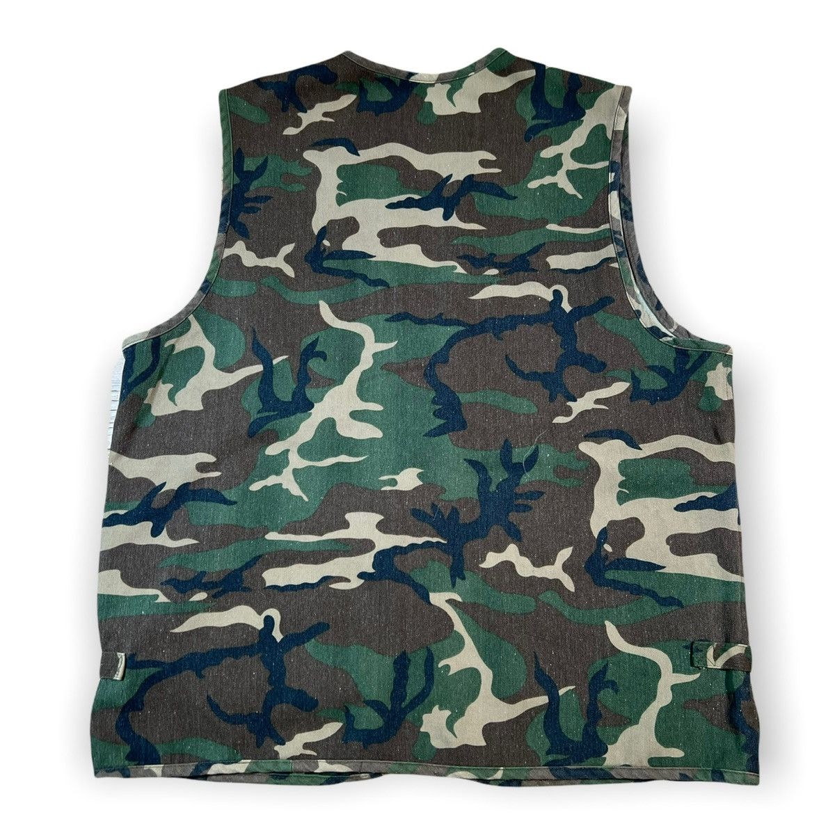 Vintage Camouflage Hunting Fishing Tactical Vest Size US XL / EU 56 / 4 - 2 Thumbnail