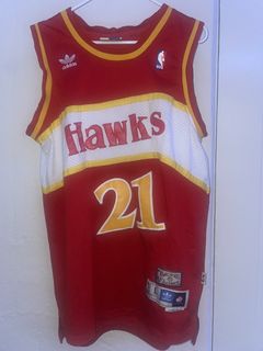 Dominique Wilkins Atlanta Hawks Adidas NBA Throwback Swingman Jersey - Red  