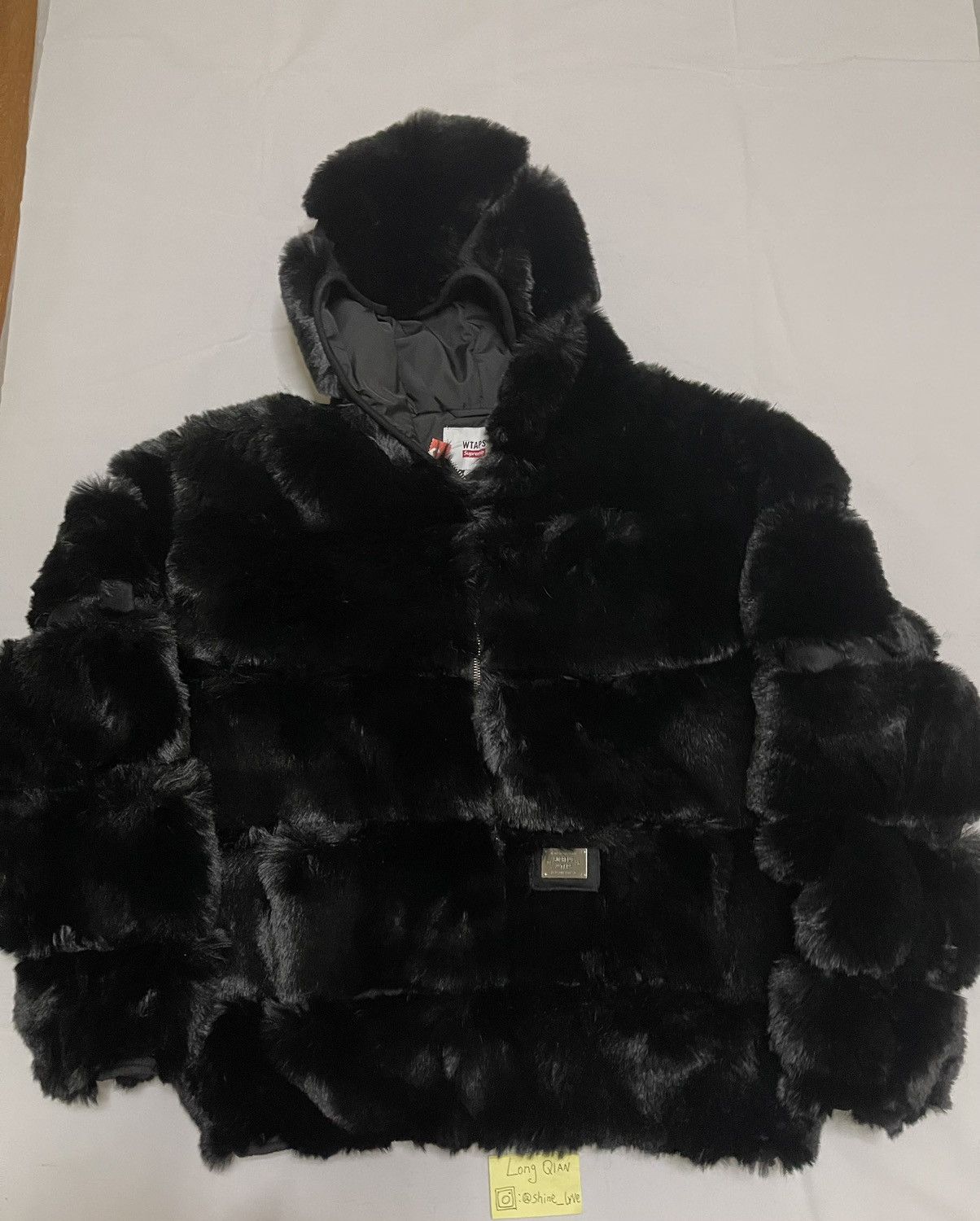 Supreme Supreme wtaps faux fur hooded jacket | Grailed