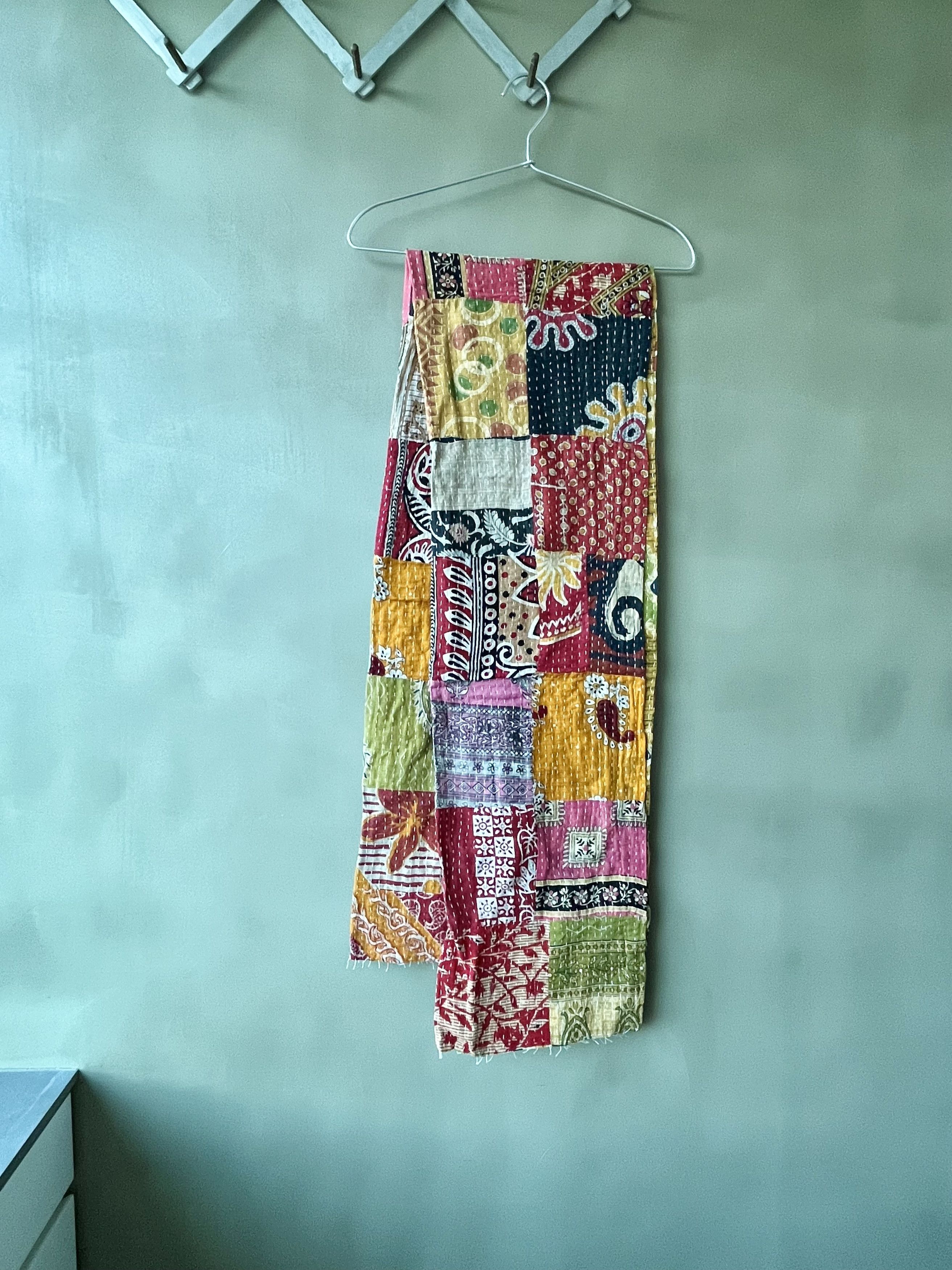 Other Indian Hand Made patchwork Hippies Bohemian Nomad scarf Size ONE SIZE - 6 Thumbnail