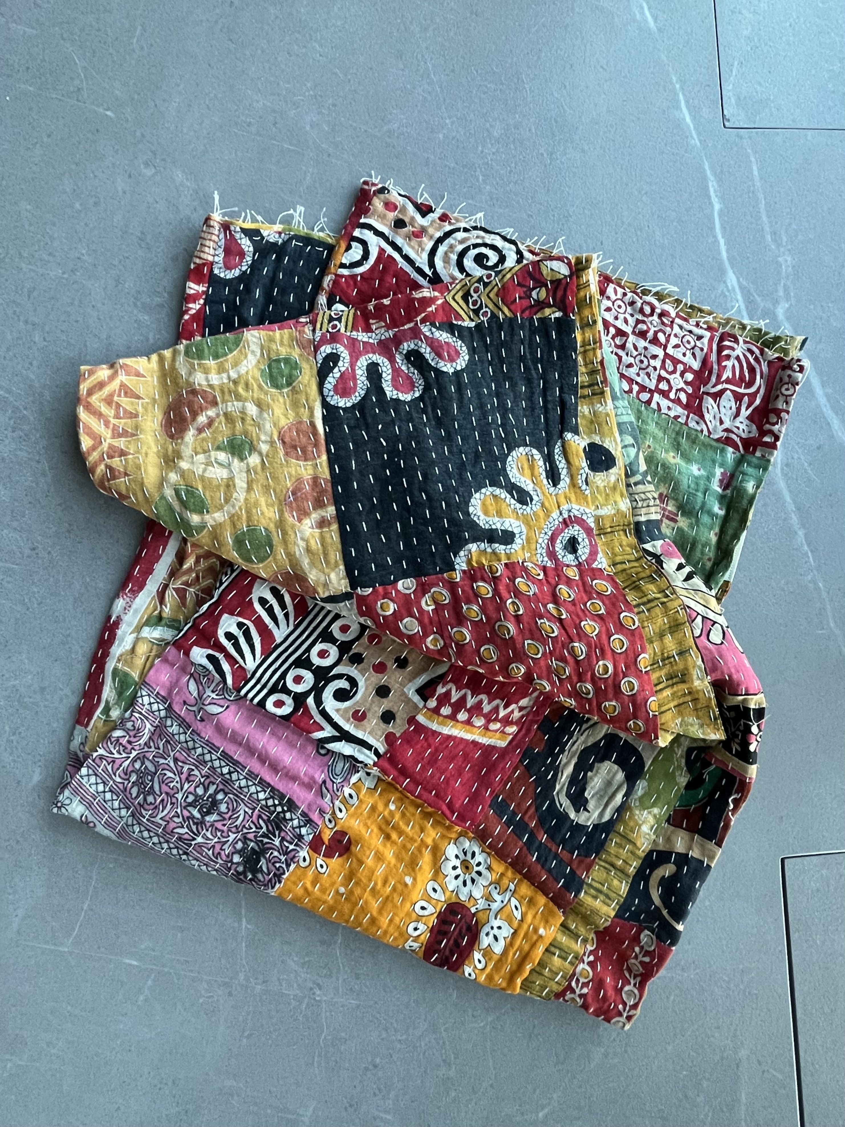 Other Indian Hand Made patchwork Hippies Bohemian Nomad scarf Size ONE SIZE - 1 Thumbnail
