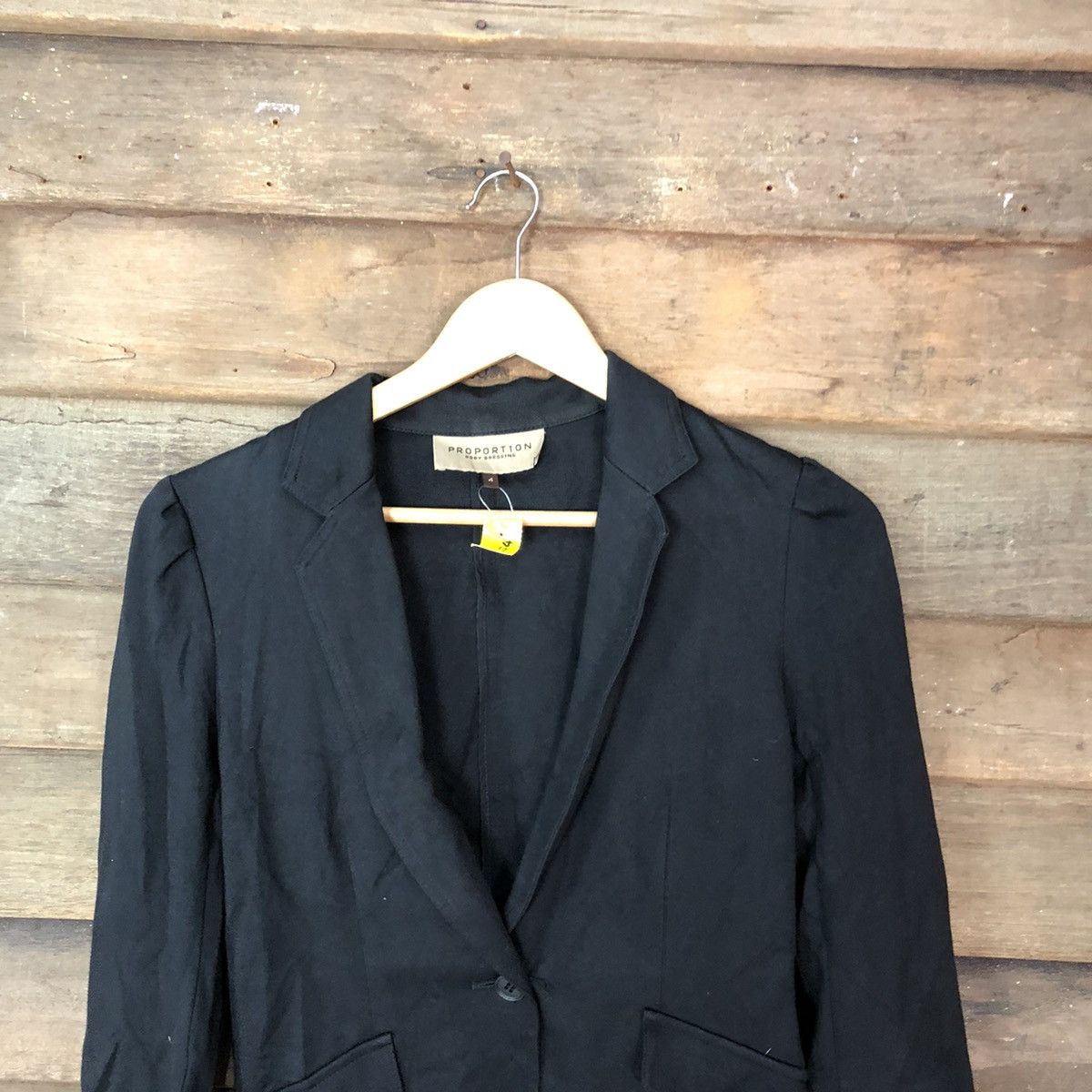 Japanese Brand × Vintage Proportion Black blazer jacket #3154 Size S / US 4 / IT 40 - 2 Thumbnail