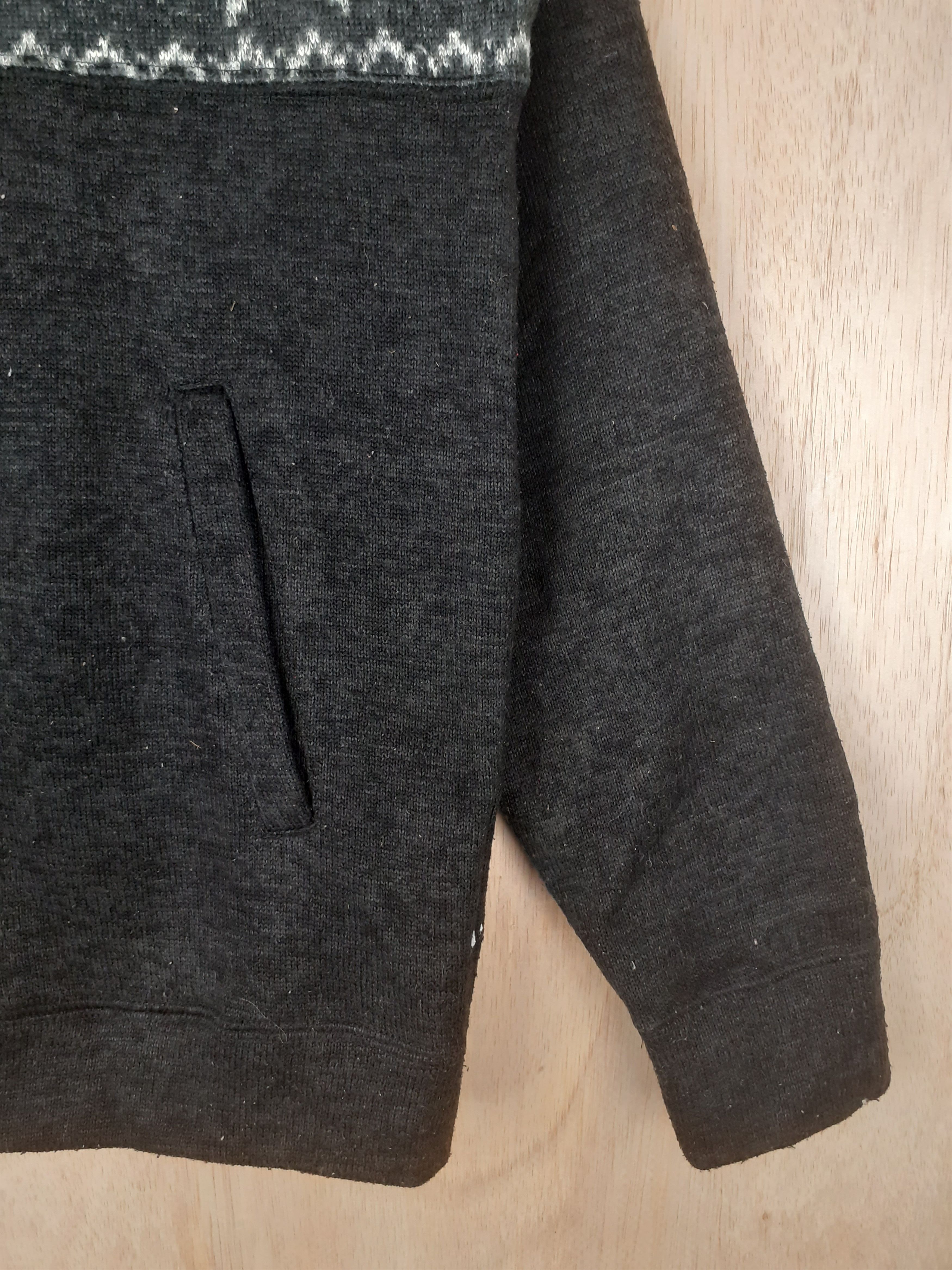 Japanese Brand Virgin Voyage black winter jacket sweater #3079 Size US M / EU 48-50 / 2 - 4 Thumbnail