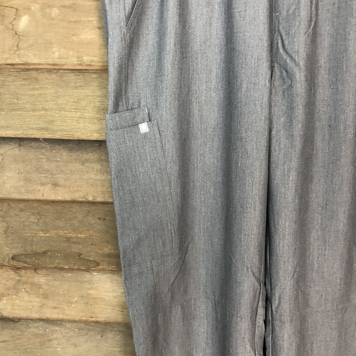 Japanese Brand Figs Grey multipocket Cargo Pants #2844 Size US 32 / EU 48 - 6 Thumbnail