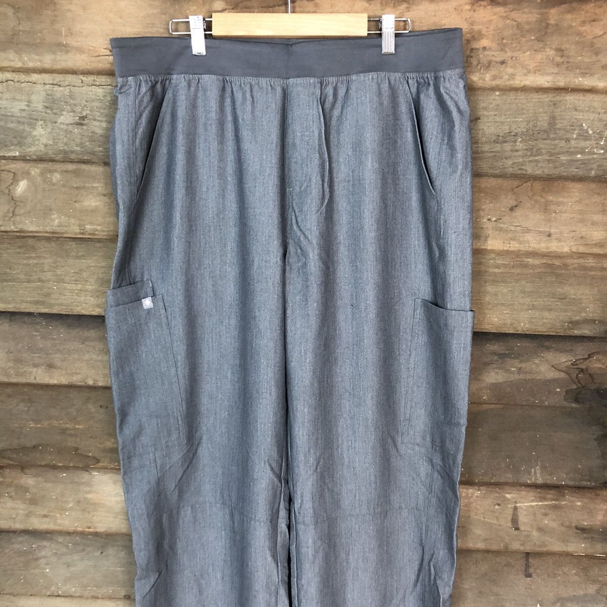Japanese Brand Figs Grey multipocket Cargo Pants #2844 Size US 32 / EU 48 - 2 Thumbnail