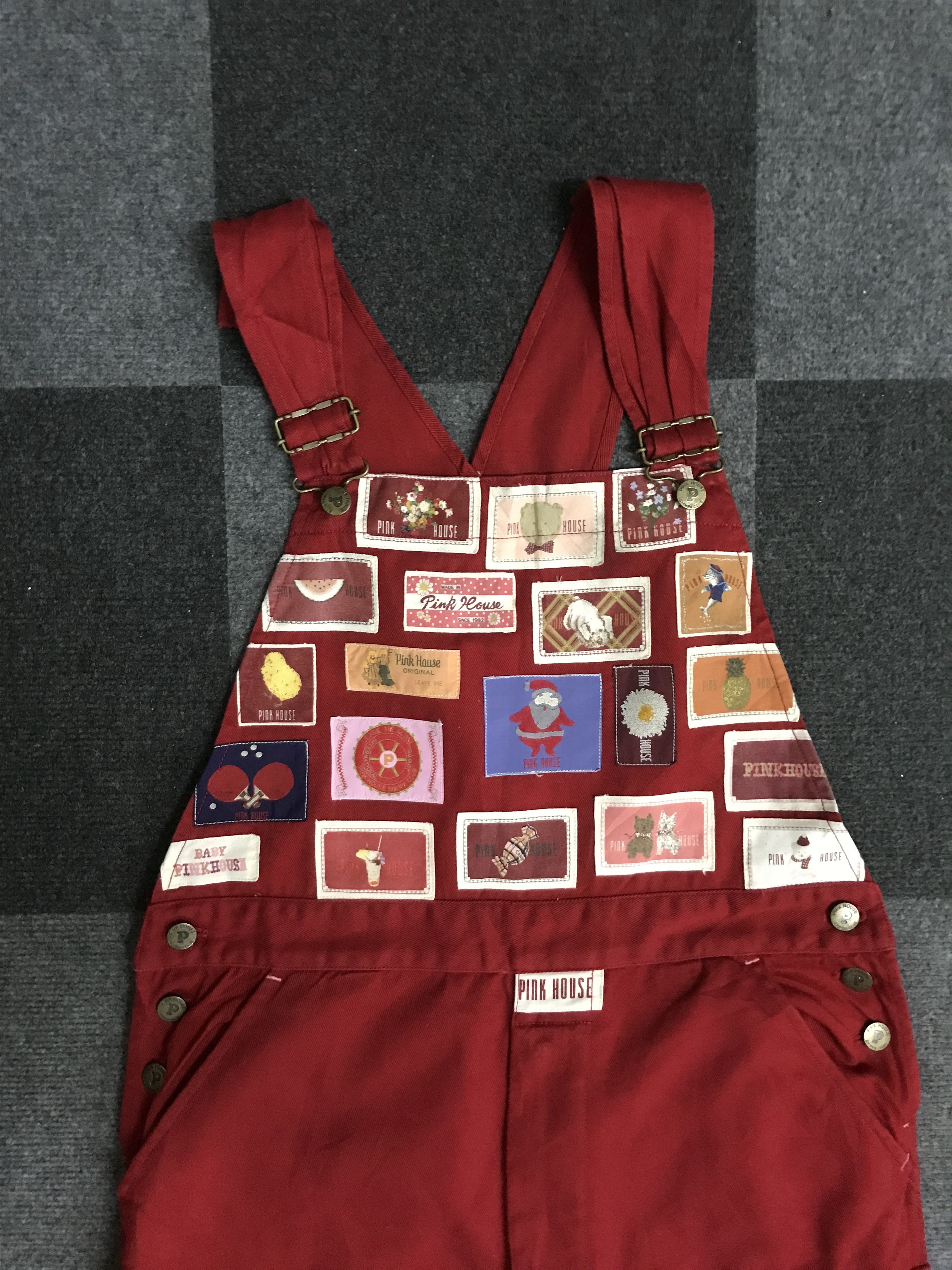 Designer × Karl Helmut × Pink House OVA4 PINK HOUSE KARL HELMUT Designer Patches Overall Size US 33 - 2 Thumbnail