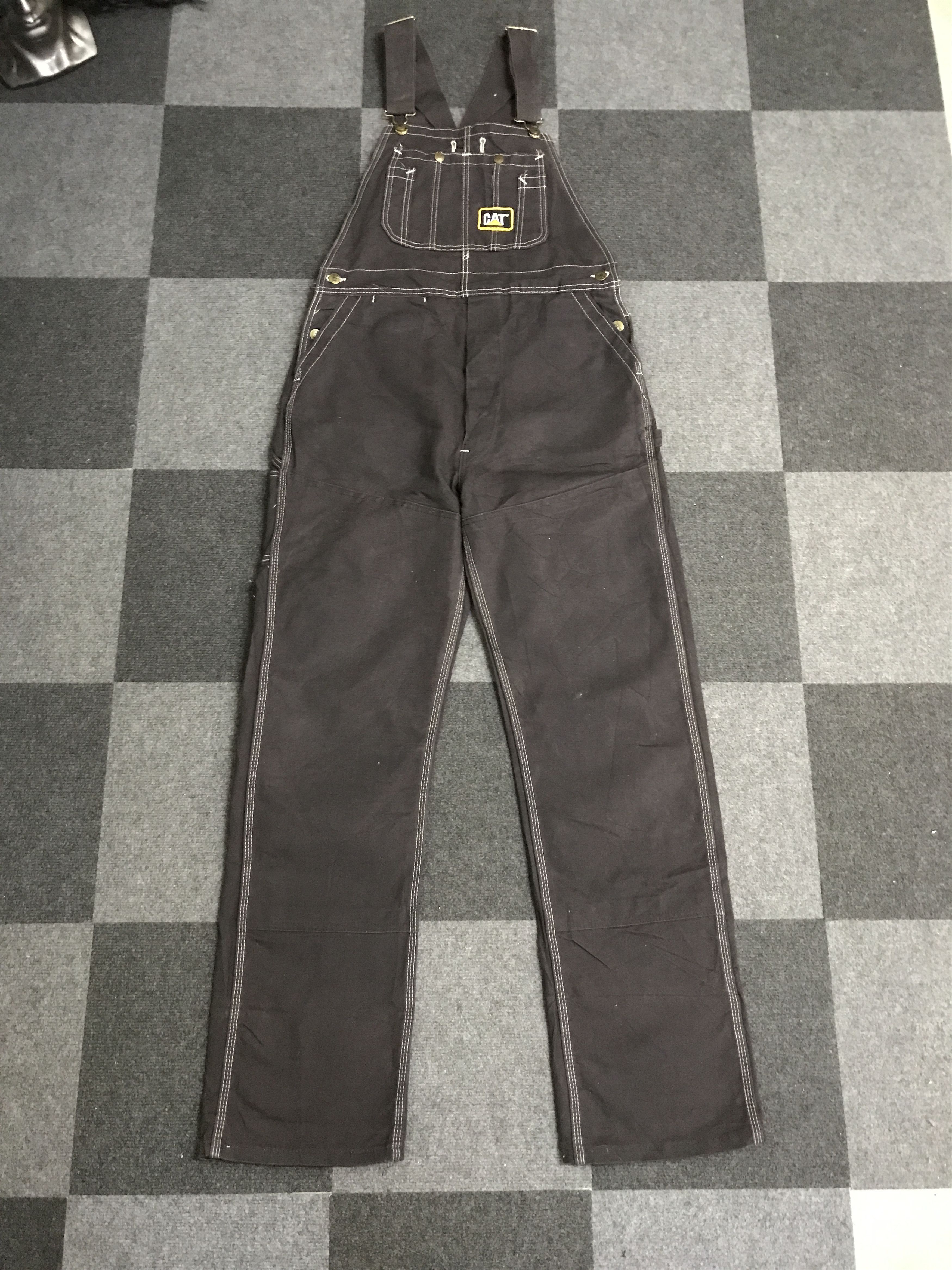 Caterpillar × Vintage OVA6 Vintage CATERPILLAR Double Knee Duck Canvas Overall Size US 34 / EU 50 - 1 Thumbnail