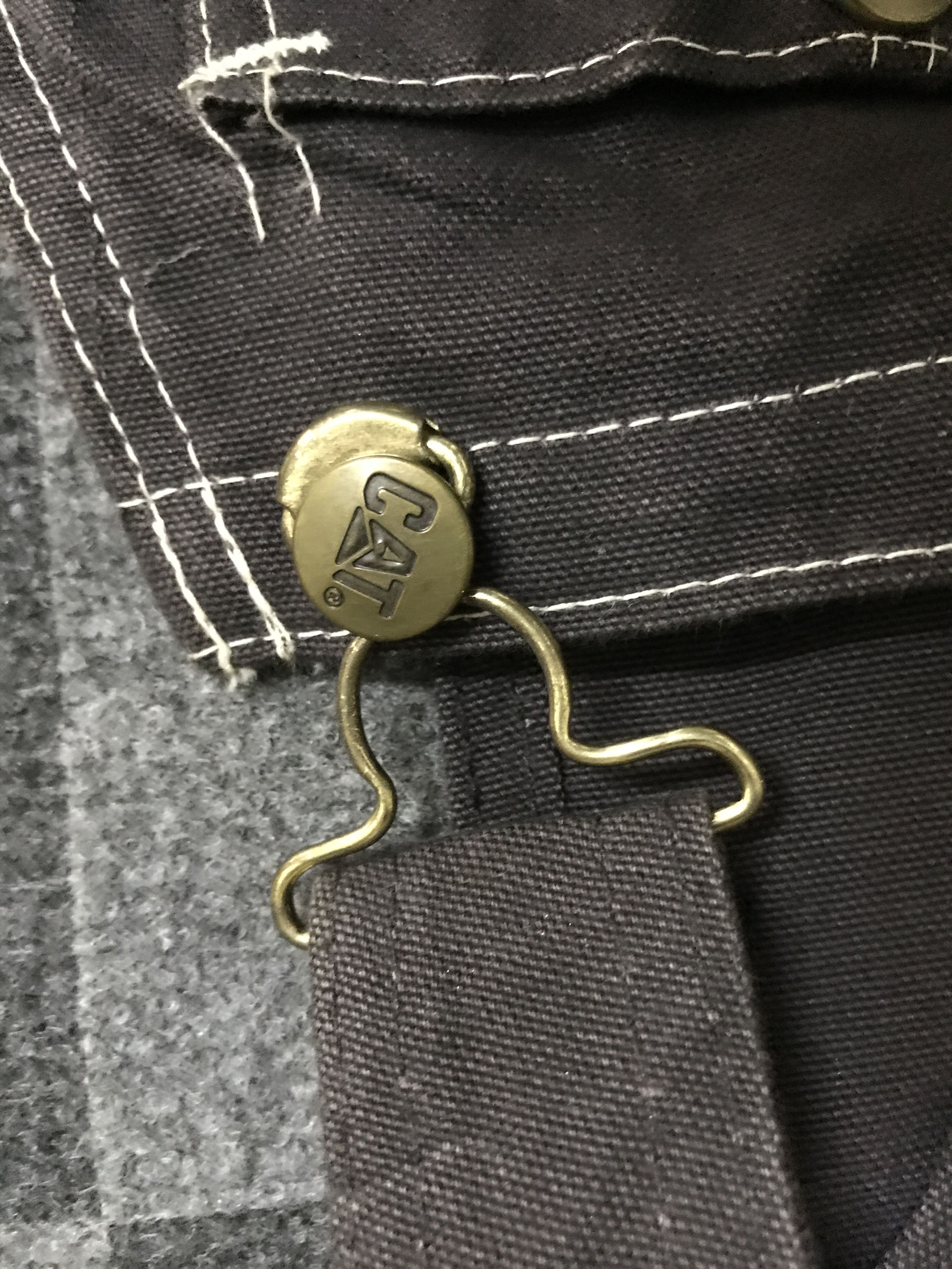 Caterpillar × Vintage OVA6 Vintage CATERPILLAR Double Knee Duck Canvas Overall Size US 34 / EU 50 - 8 Thumbnail