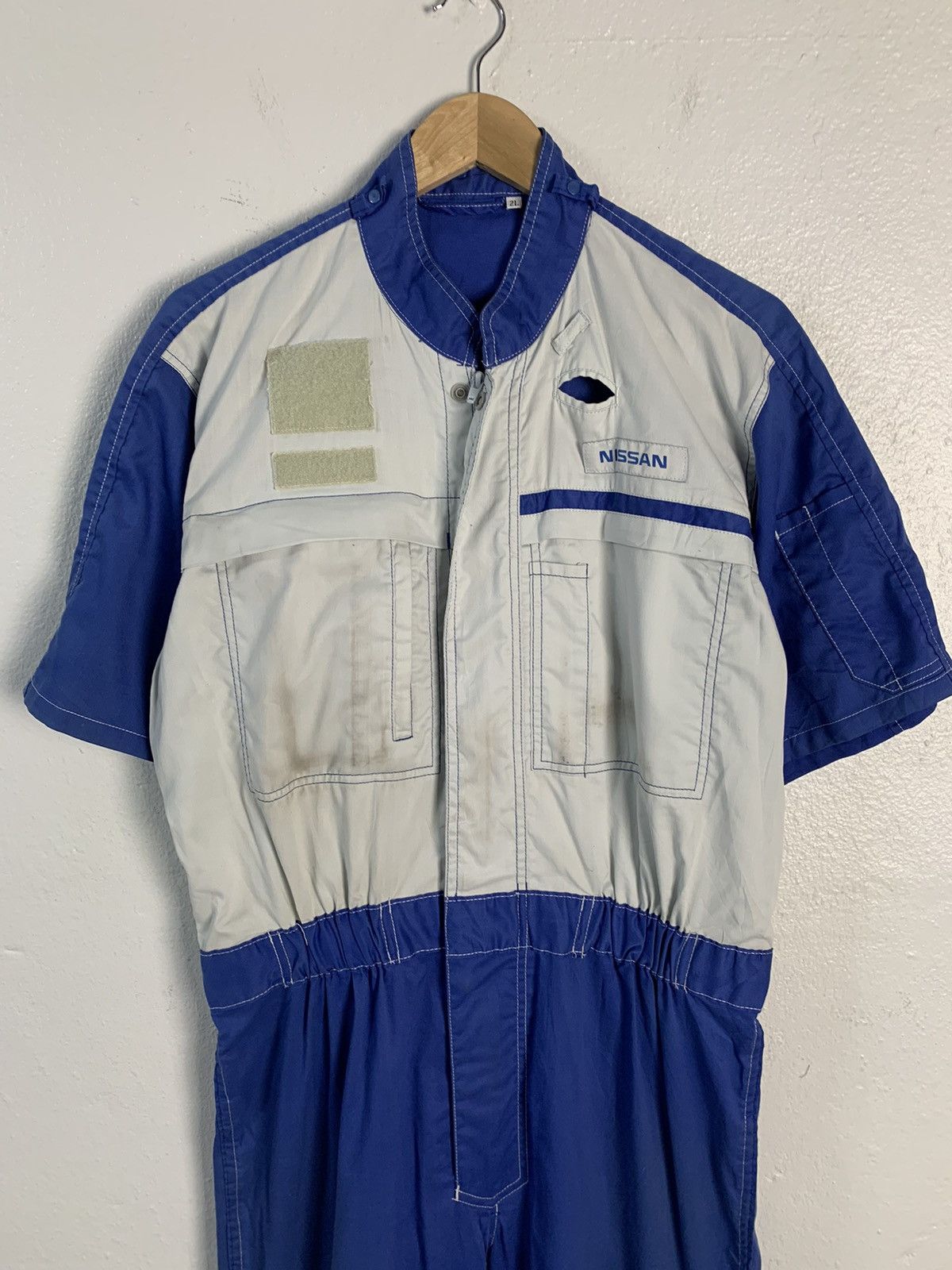 Japanese Brand Nissan Spellout Coverall Size US XL / EU 56 / 4 - 3 Thumbnail