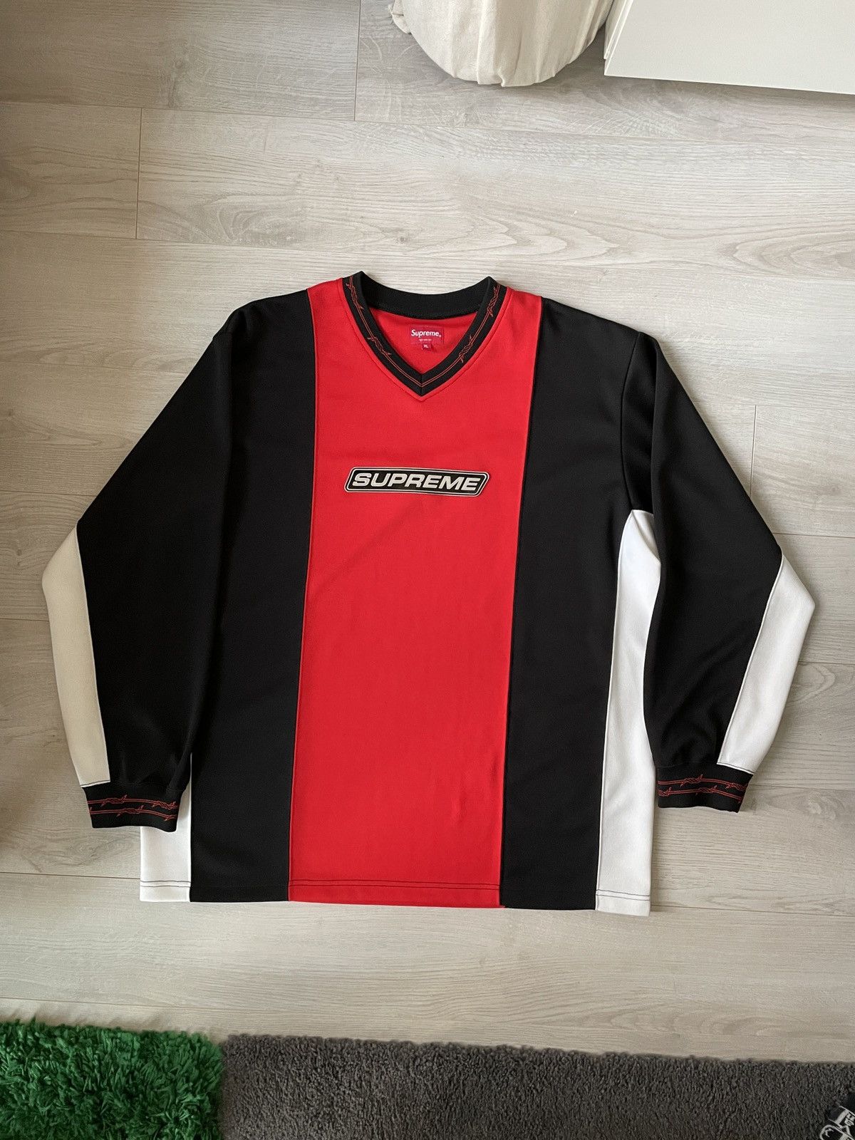 Supreme Barbed Wire Moto Jersey | Grailed