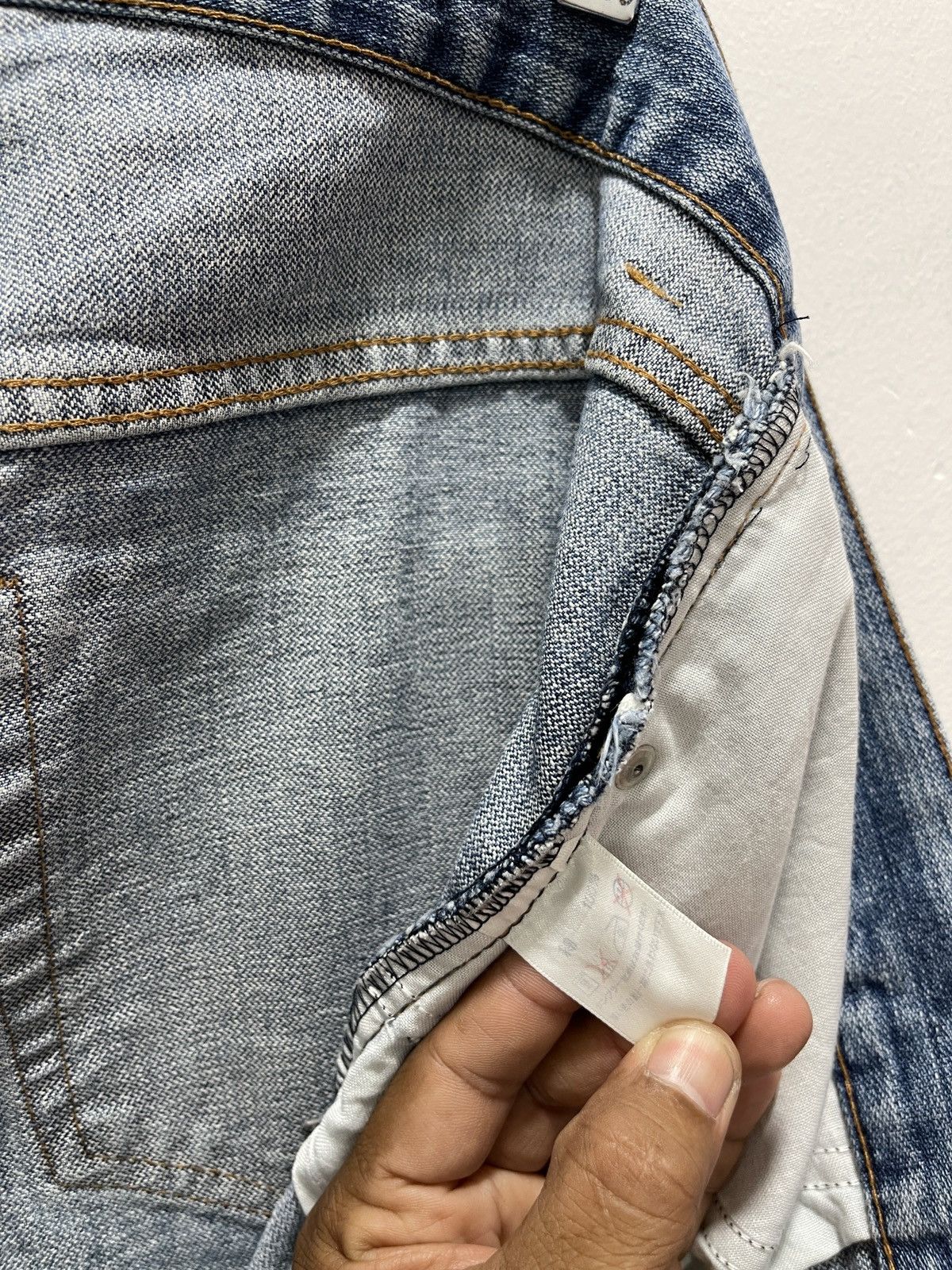 Vintage VINTAGE FCUK FLARE STYLE DENIM JEANS Size US 34 / EU 50 - 14 Thumbnail