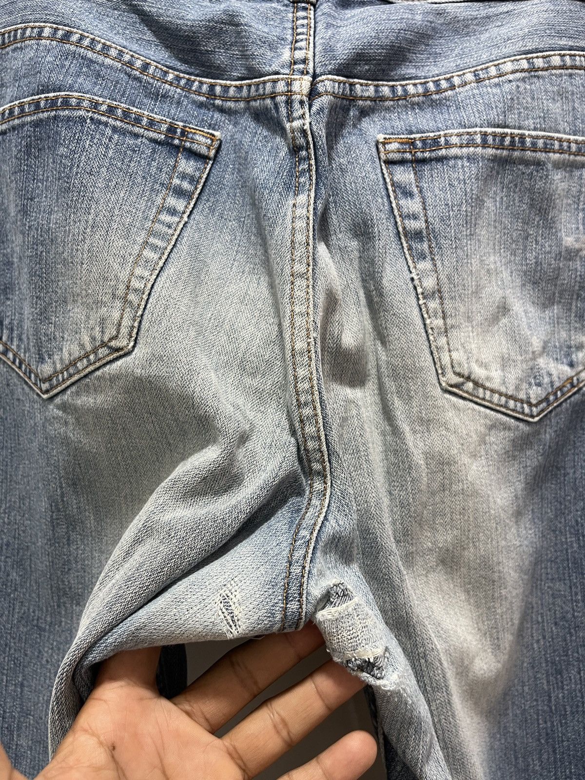 Vintage VINTAGE FCUK FLARE STYLE DENIM JEANS Size US 34 / EU 50 - 12 Thumbnail