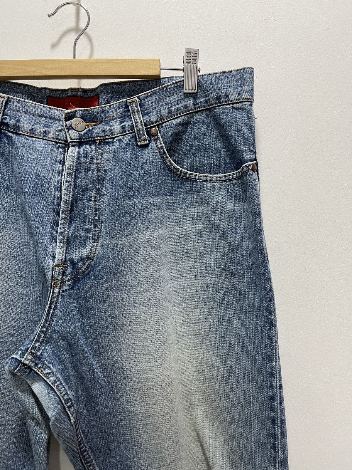 Vintage VINTAGE FCUK FLARE STYLE DENIM JEANS Size US 34 / EU 50 - 2 Thumbnail