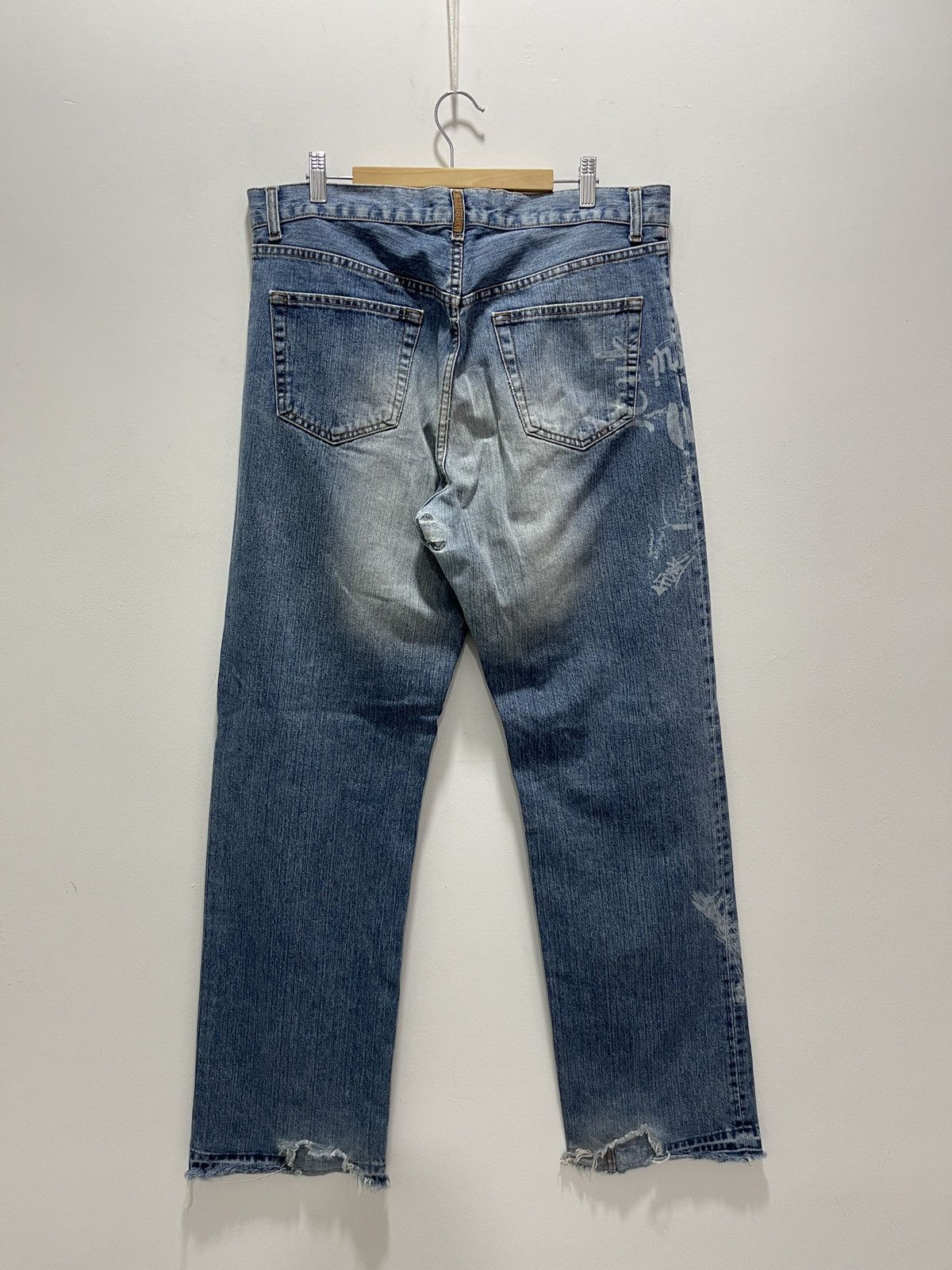 Vintage VINTAGE FCUK FLARE STYLE DENIM JEANS Size US 34 / EU 50 - 7 Thumbnail