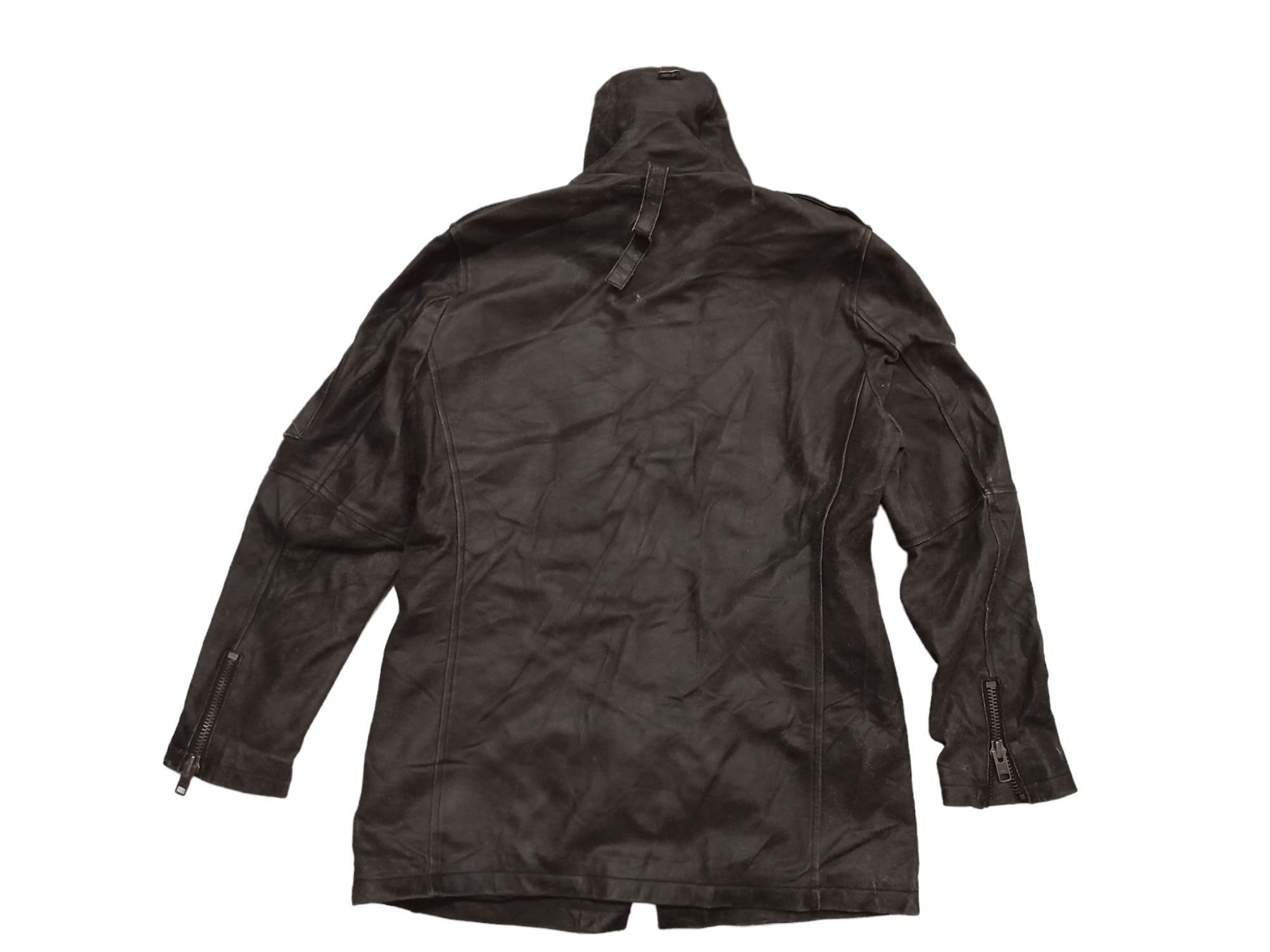 ABAHOUSE Abahouse Japan Leather Jacket fur Collar (E598) Size US M / EU 48-50 / 2 - 5 Thumbnail