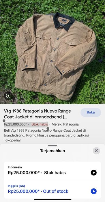 Vintage VINTAGE 1988‼️ PATAGONIA NUEVO RANGE COAT BARN JACKET