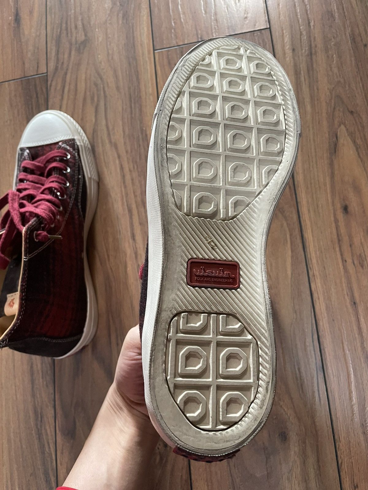 Visvim Visvim knit leather Skagway sneaker Size US 10 / EU 43 - 7 Thumbnail