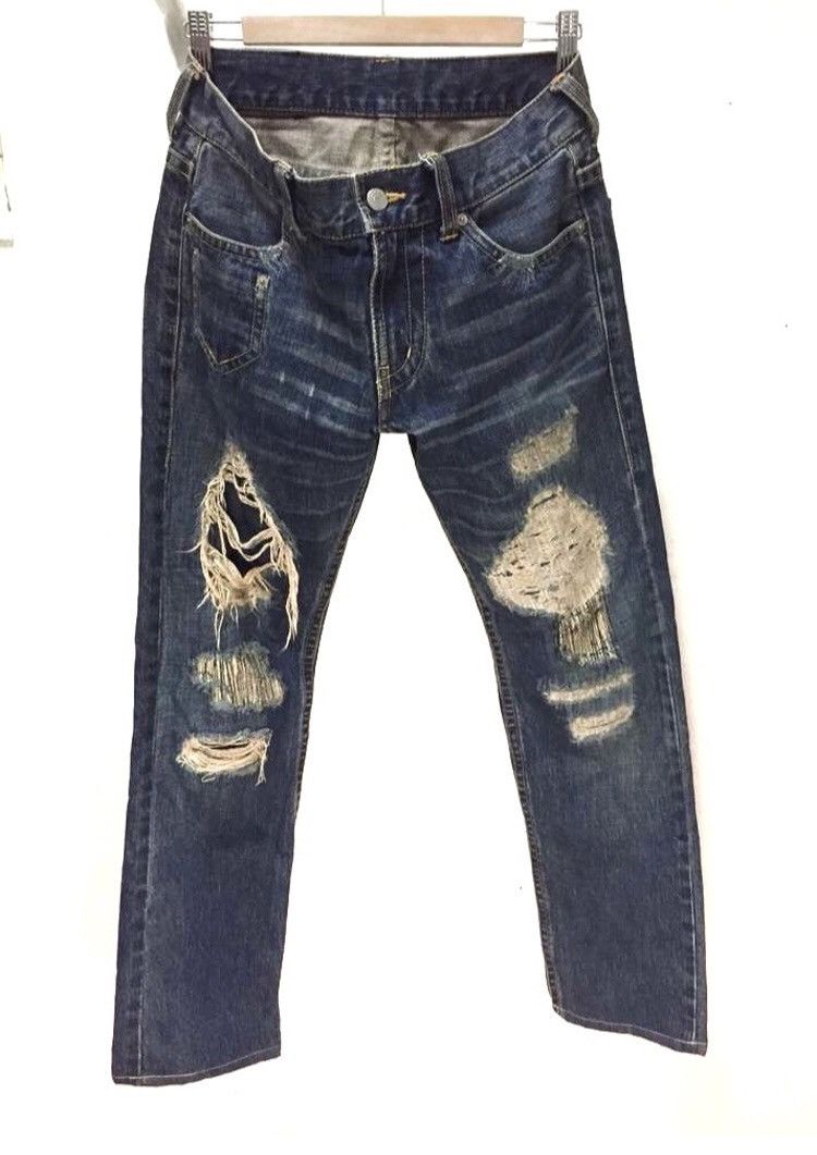 SCOOP Scoopman Distressed Jeans Size US 34 / EU 50 - 1 Thumbnail