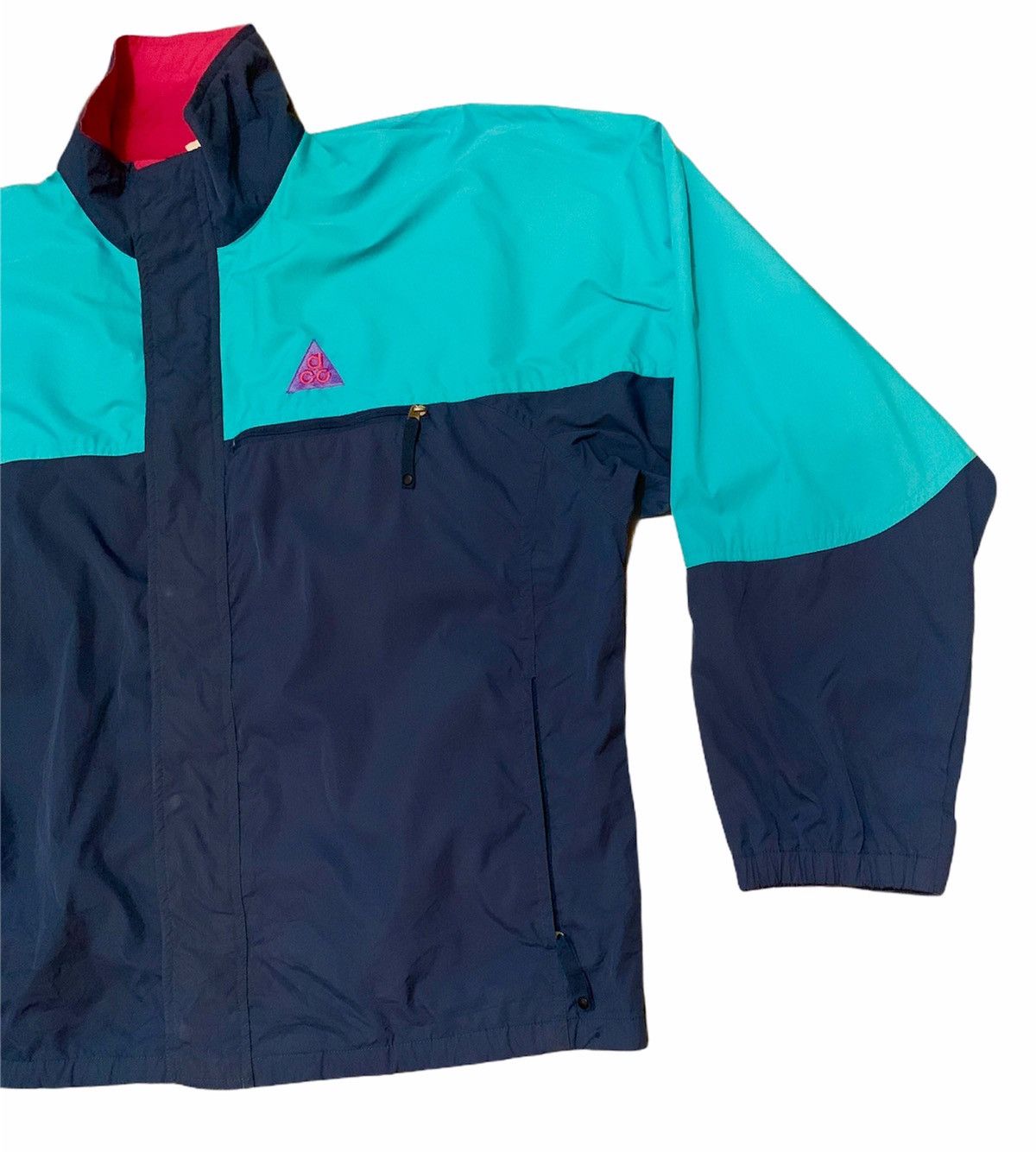 Nike ACG × Vintage Rare Vintage Brand Nike ACG Mutlicolour Windbreaker 1990s Size US L / EU 52-54 / 3 - 3 Thumbnail