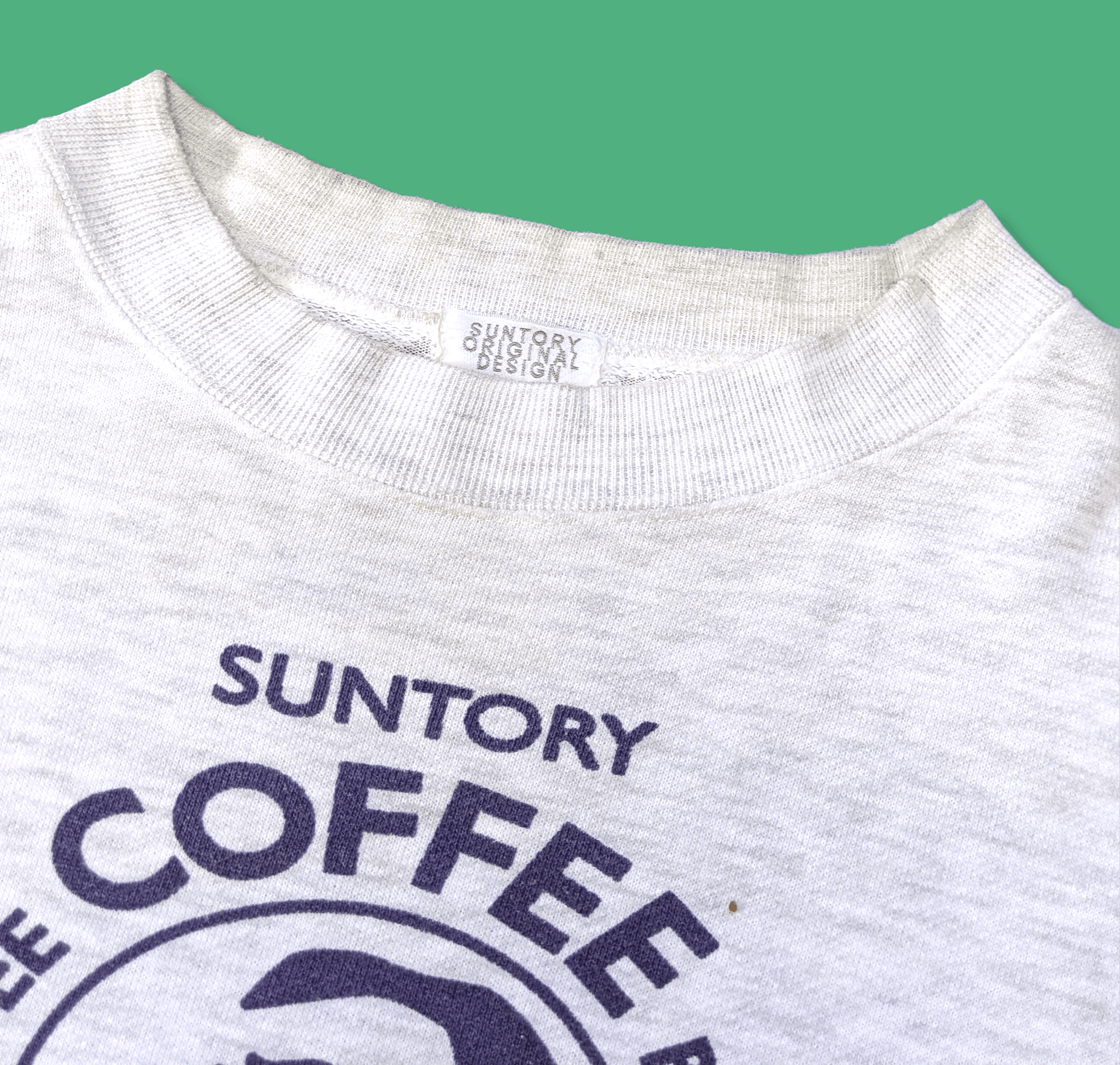 Japanese Brand × Vintage Vintage 90s Japanese Suntory Boss Coffee Logo Sweatshirt Size US L / EU 52-54 / 3 - 5 Thumbnail