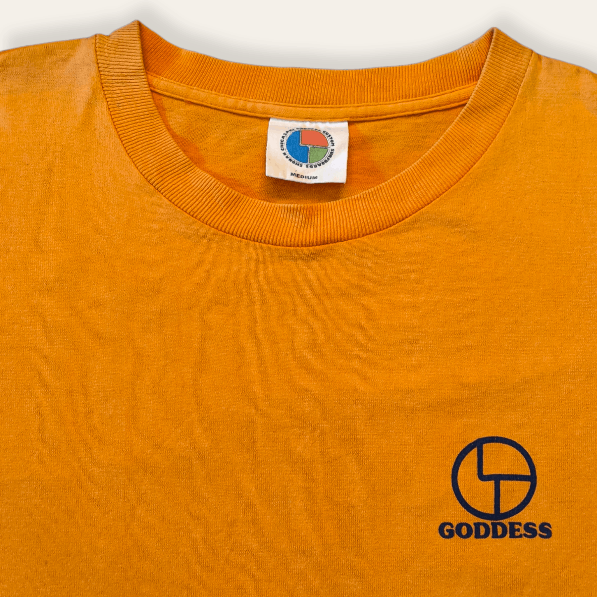 Vintage 90s Goddess Surfboard Hawaii Rainbows T shirt