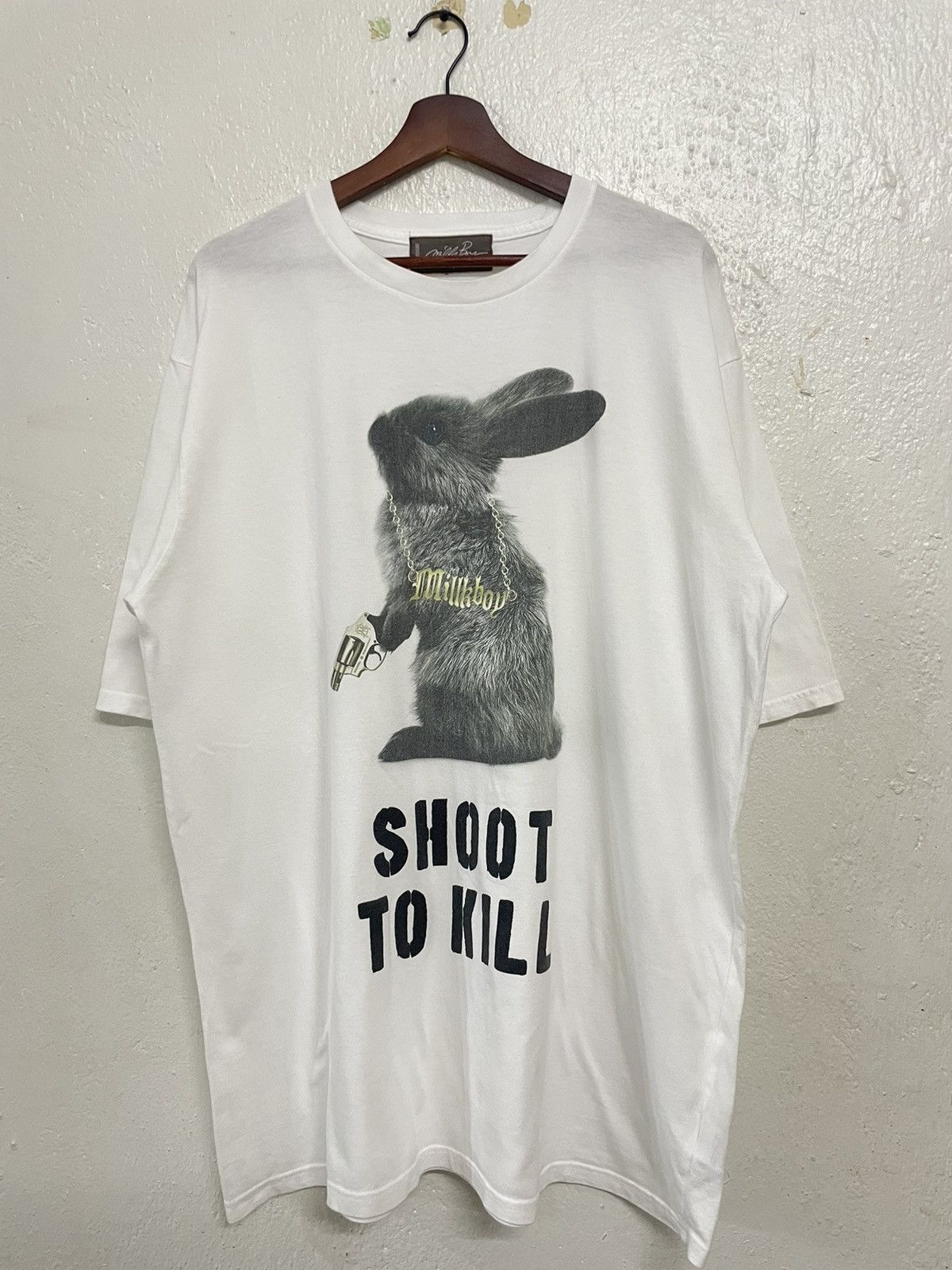 Japanese Brand Milkboy Shoot To Kill Tee Size US XXL / EU 58 / 5 - 1 Thumbnail