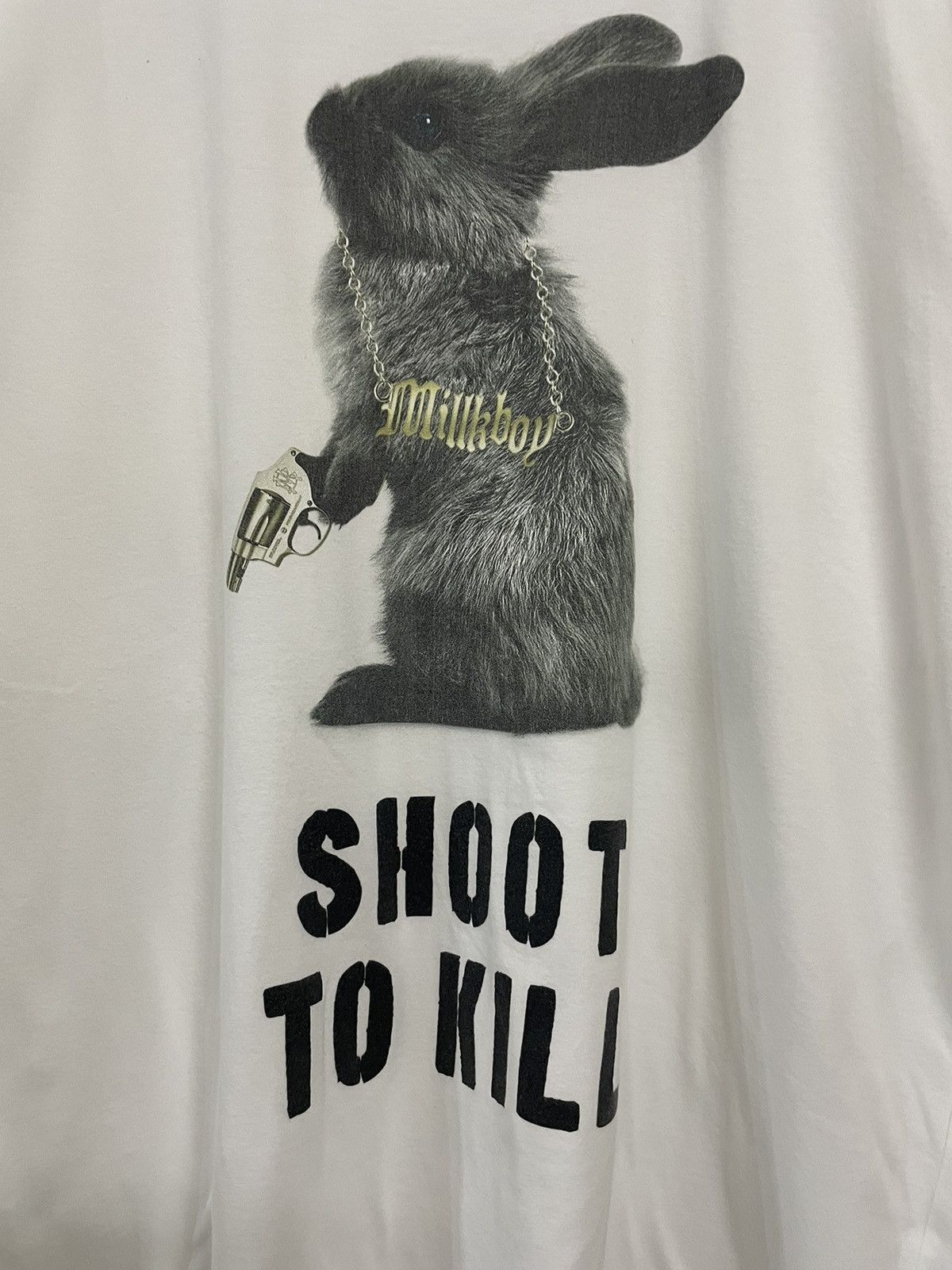 Japanese Brand Milkboy Shoot To Kill Tee Size US XXL / EU 58 / 5 - 2 Thumbnail