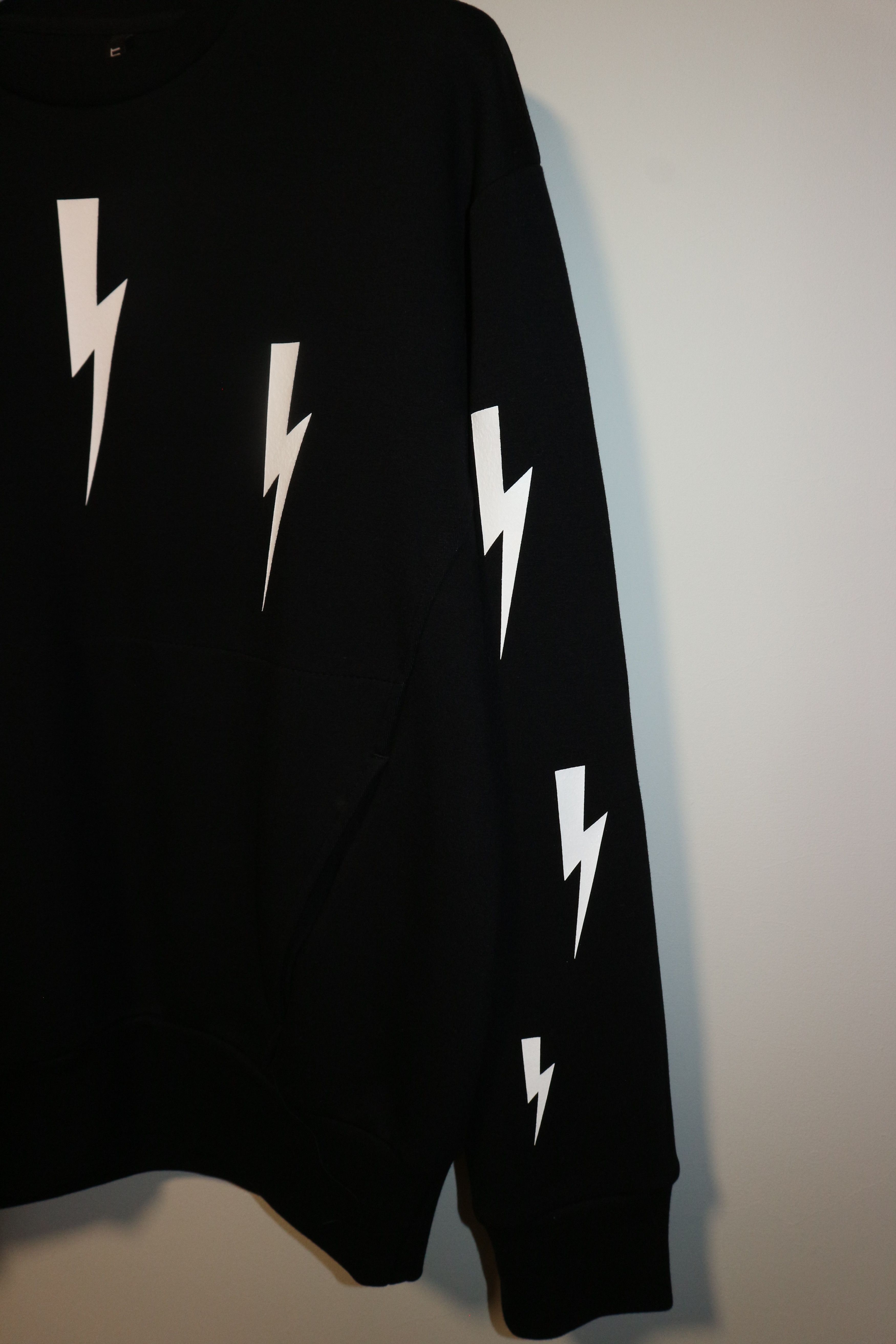 Neil Barrett Hablo bolt print neoprene sweatshirt Size US XS / EU 42 / 0 - 2 Thumbnail