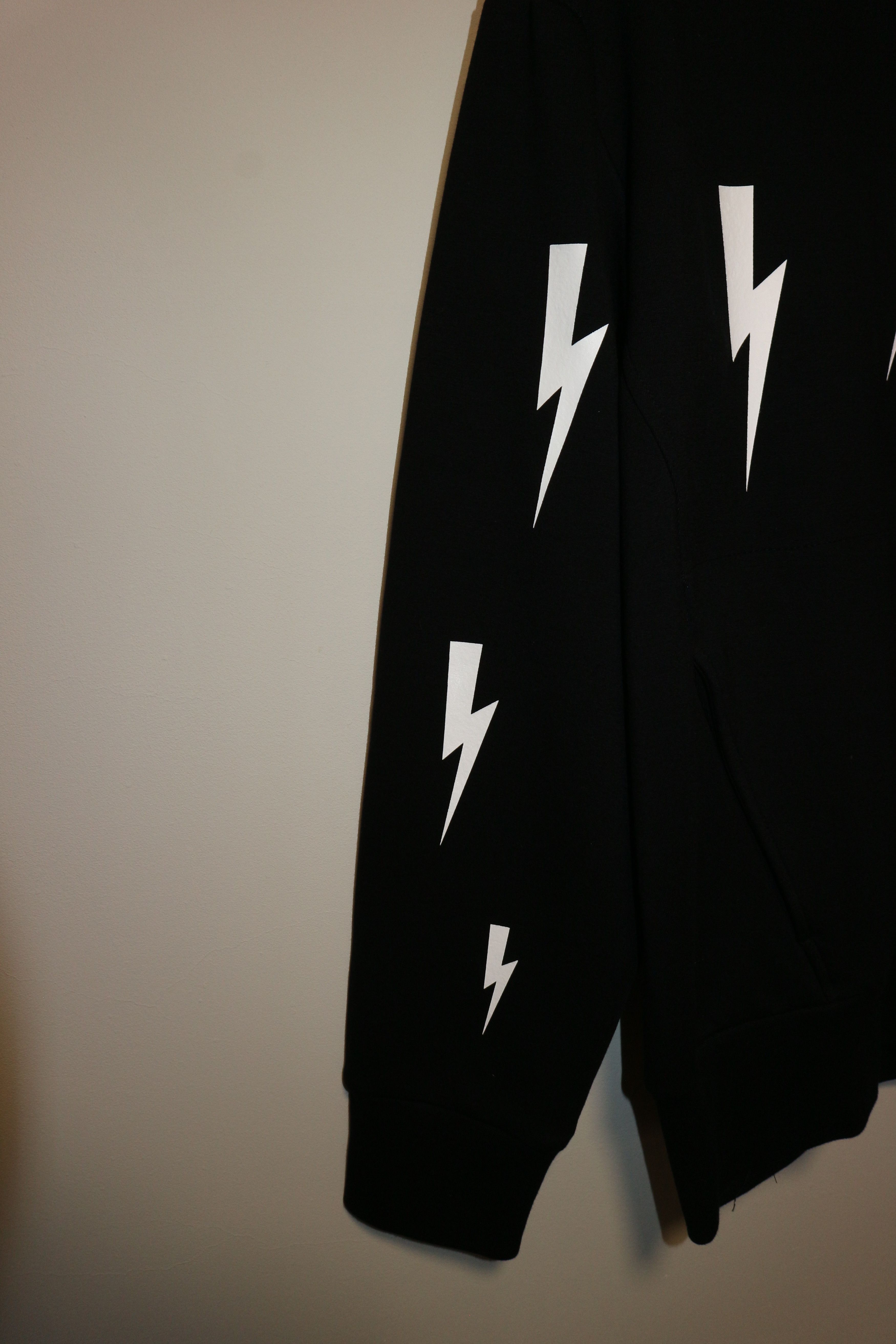Neil Barrett Hablo bolt print neoprene sweatshirt Size US XS / EU 42 / 0 - 4 Thumbnail