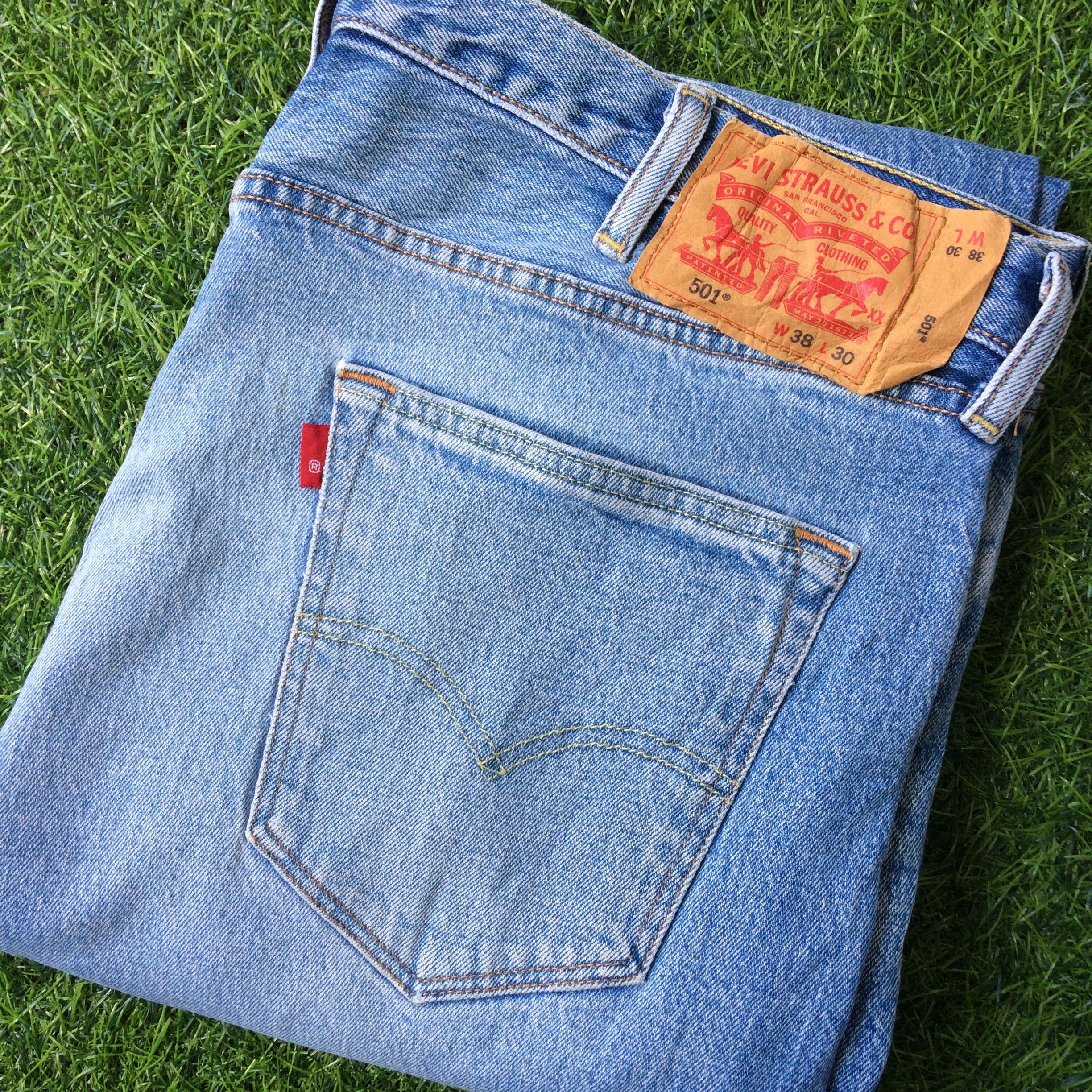 Levi's × Vintage Vintage Distressed Levis 501 Jeans #B-514 Size US 38 / EU 54 - 8 Thumbnail