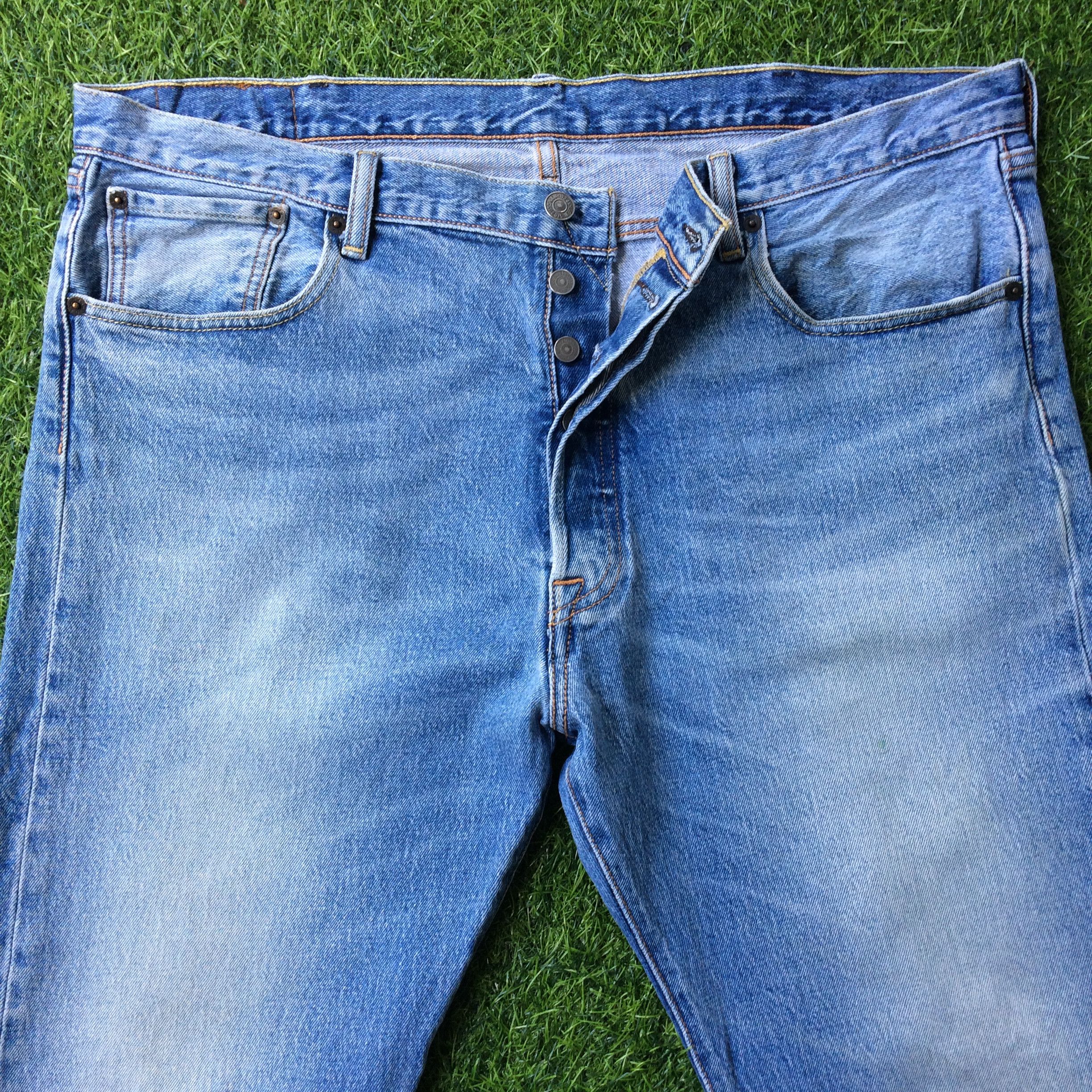Levi's × Vintage Vintage Distressed Levis 501 Jeans #B-514 Size US 38 / EU 54 - 3 Thumbnail