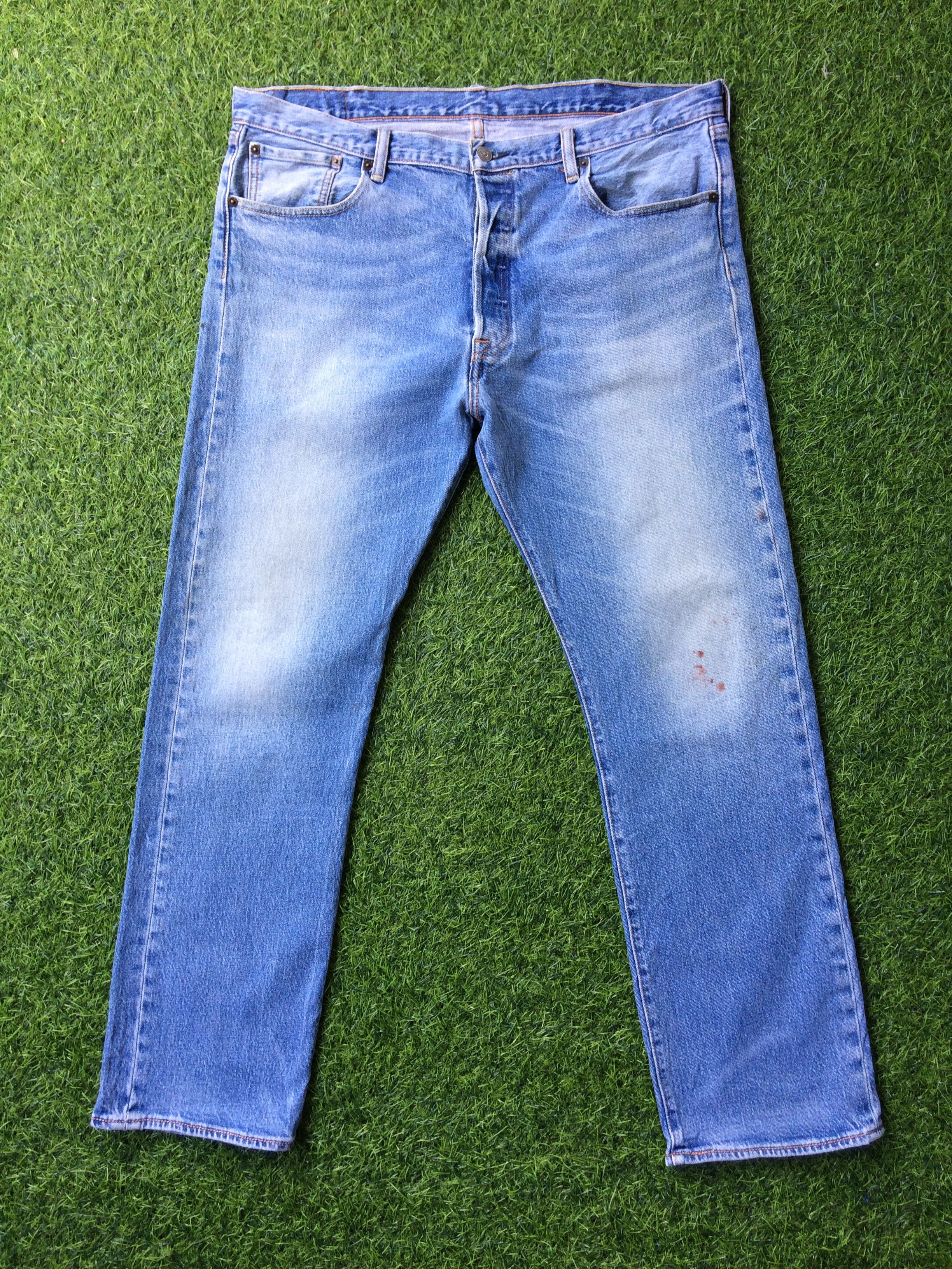 Levi's × Vintage Vintage Distressed Levis 501 Jeans #B-514 Size US 38 / EU 54 - 1 Thumbnail
