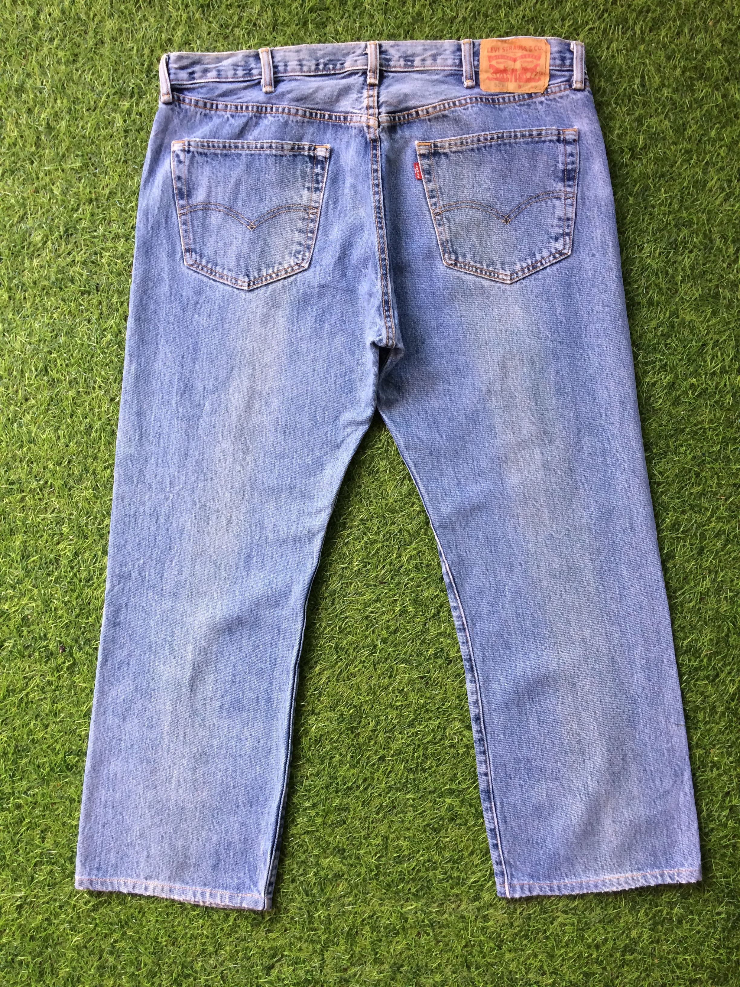 Levi's × Vintage Vintage LEVI'S 501 Straight Leg Button Fly Jeans #B-905 Size US 40 / EU 56 - 2 Thumbnail