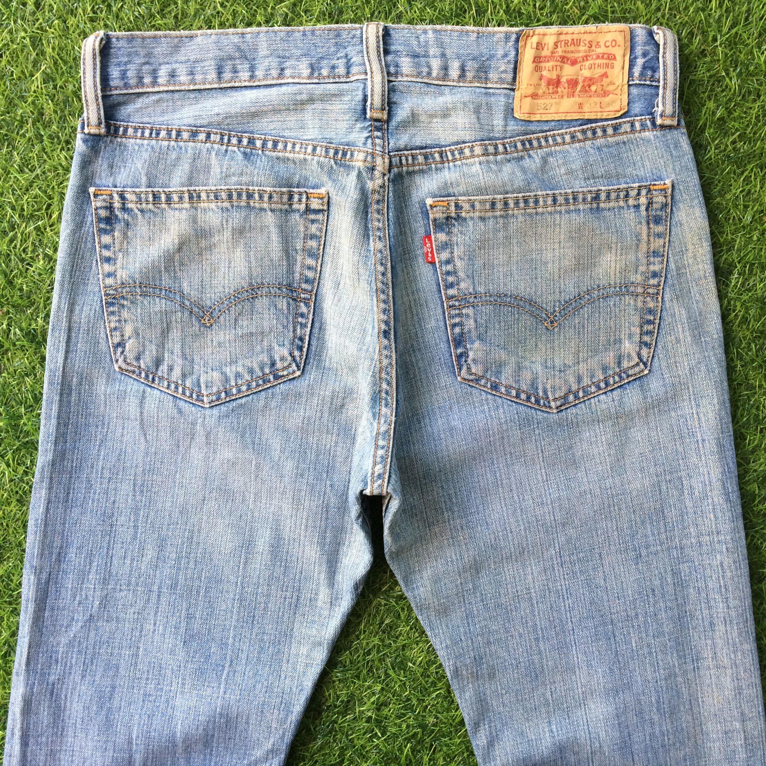 Levi's × Unsound Rags Distressed Levi's 527 Bootcut Jeans #B-1006 Size US 33 - 4 Thumbnail