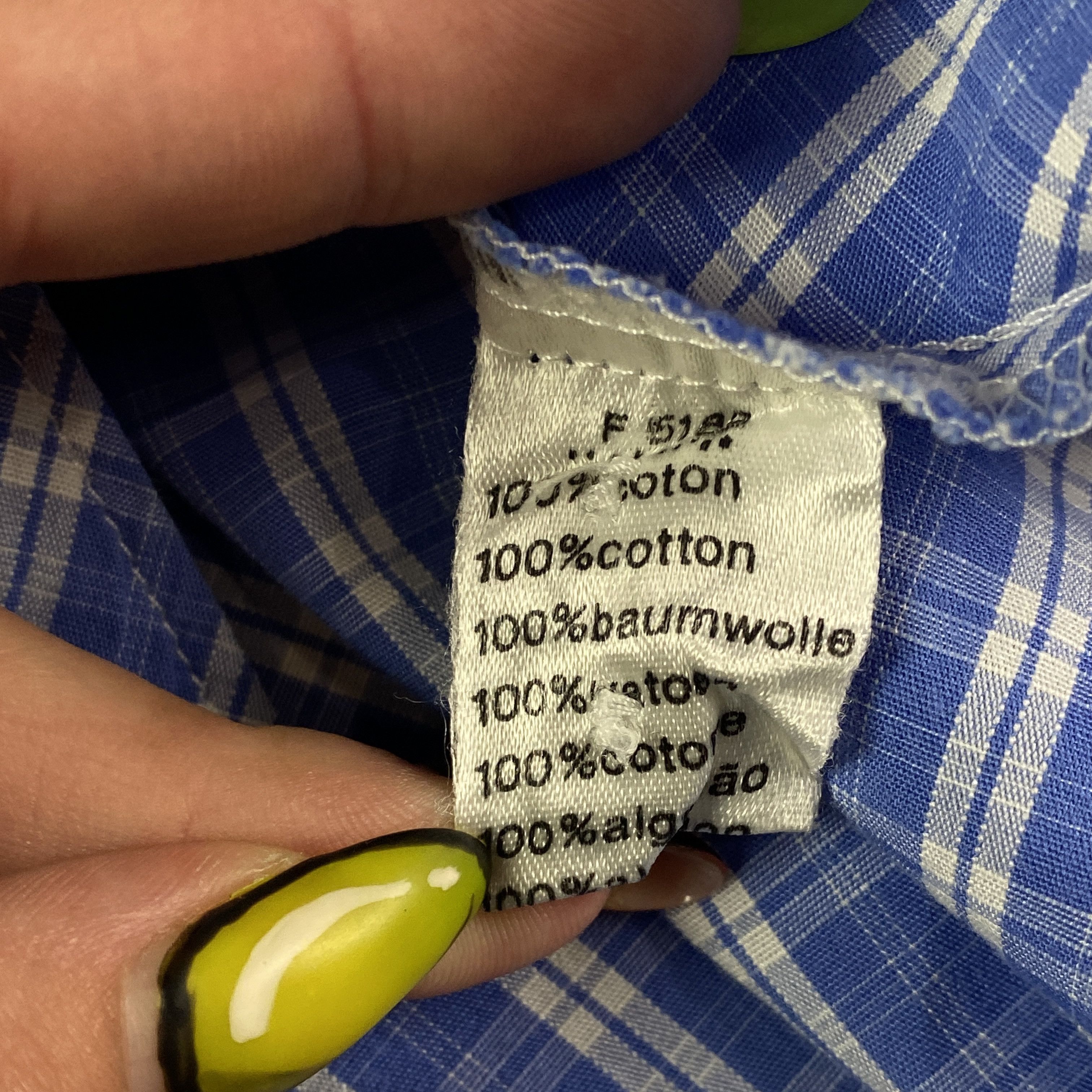 Lacoste × Vintage Mens Shirt Lacoste Vintage Size 39 Size US M / EU 48-50 / 2 - 5 Thumbnail