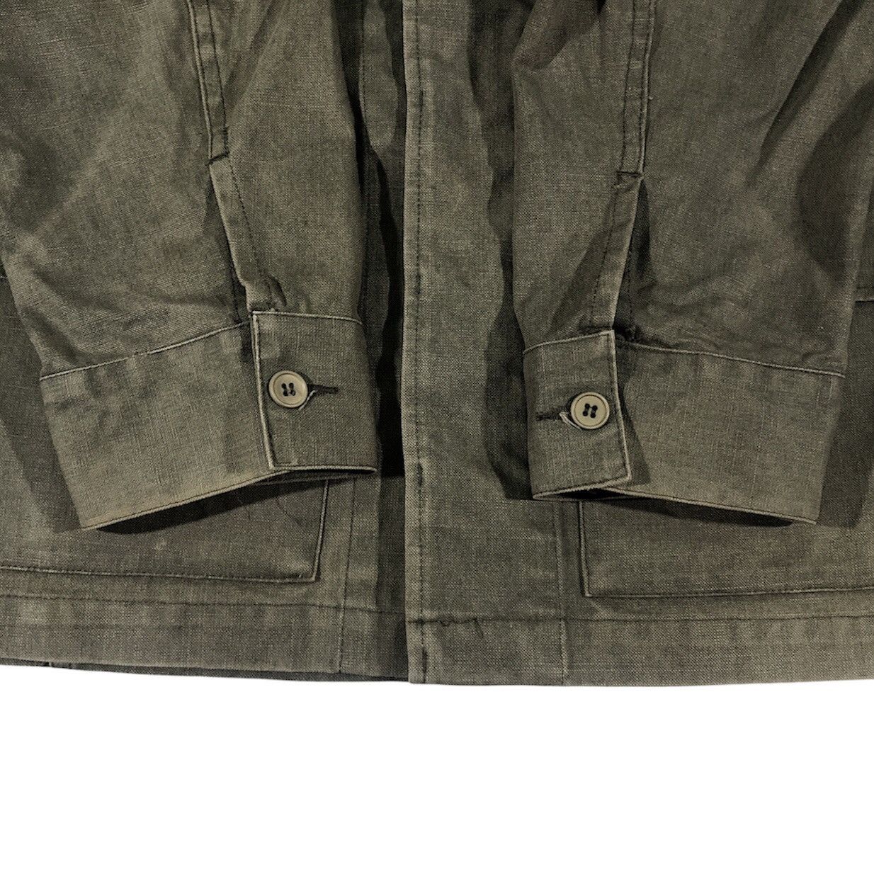 A.P.C. Vintage A.P.C Army Military Denim Jacket Size US M / EU 48-50 / 2 - 10 Thumbnail