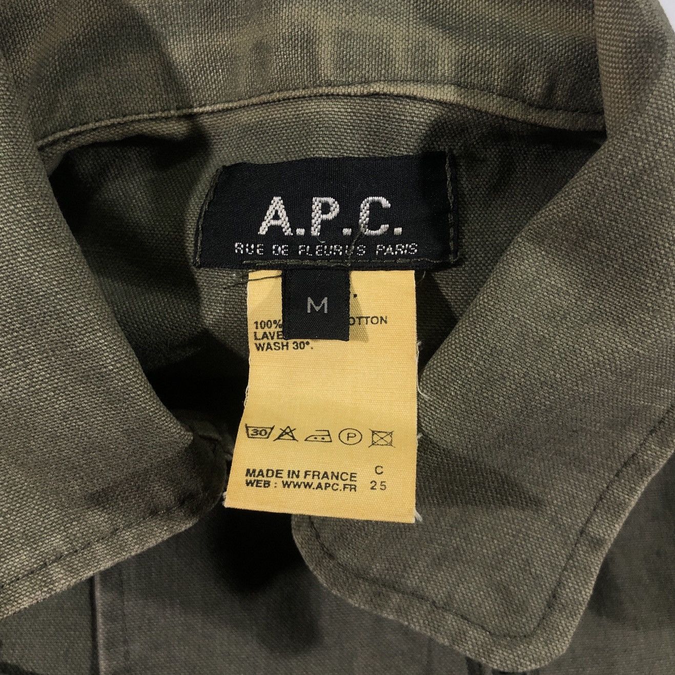 A.P.C. Vintage A.P.C Army Military Denim Jacket Size US M / EU 48-50 / 2 - 6 Thumbnail
