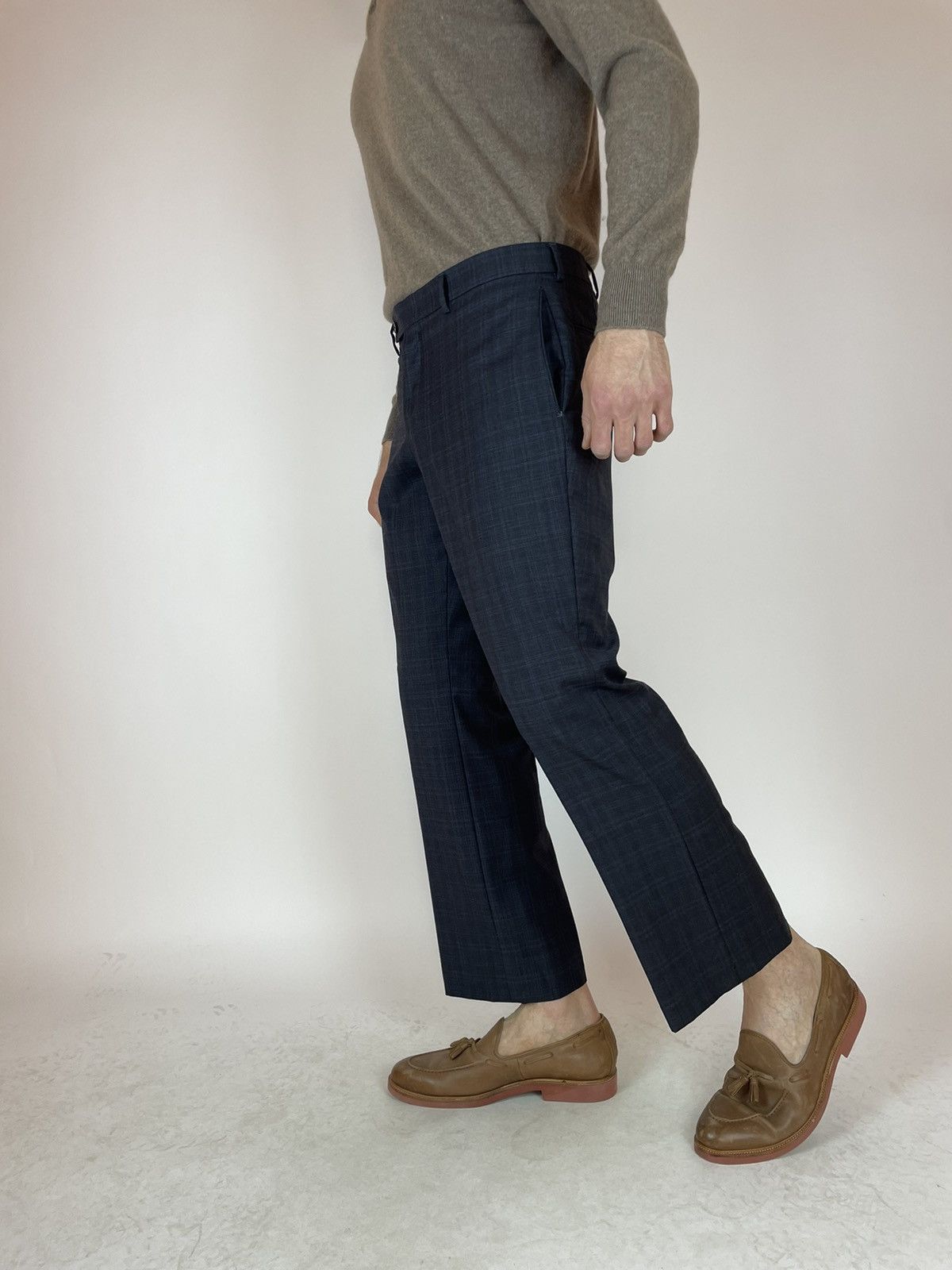 Other OSCAR DE LA RENTA PROFILE Plaid wool trousers Mens size 42S Size US 32 / EU 48 - 5 Thumbnail