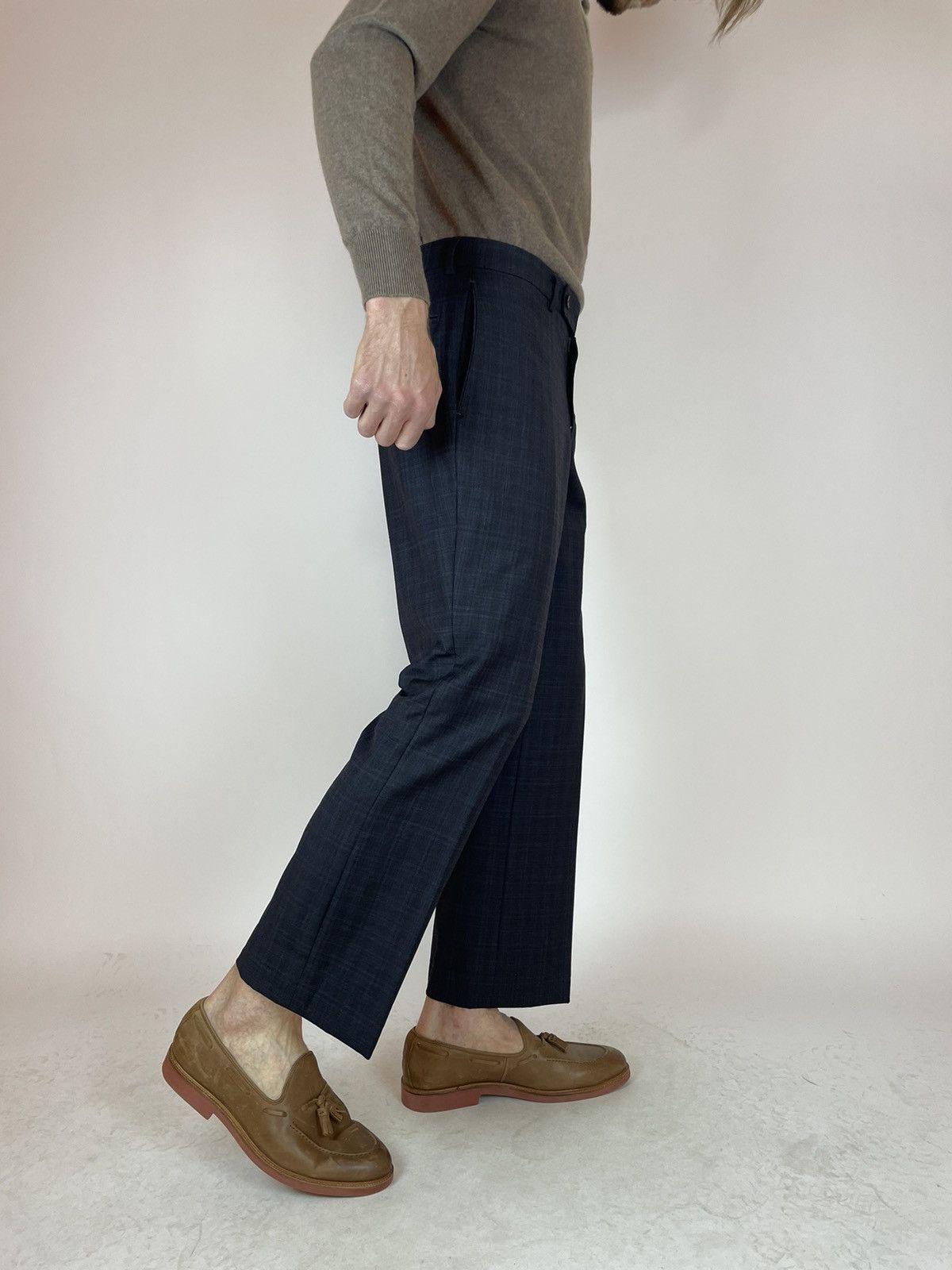 Other OSCAR DE LA RENTA PROFILE Plaid wool trousers Mens size 42S Size US 32 / EU 48 - 6 Thumbnail