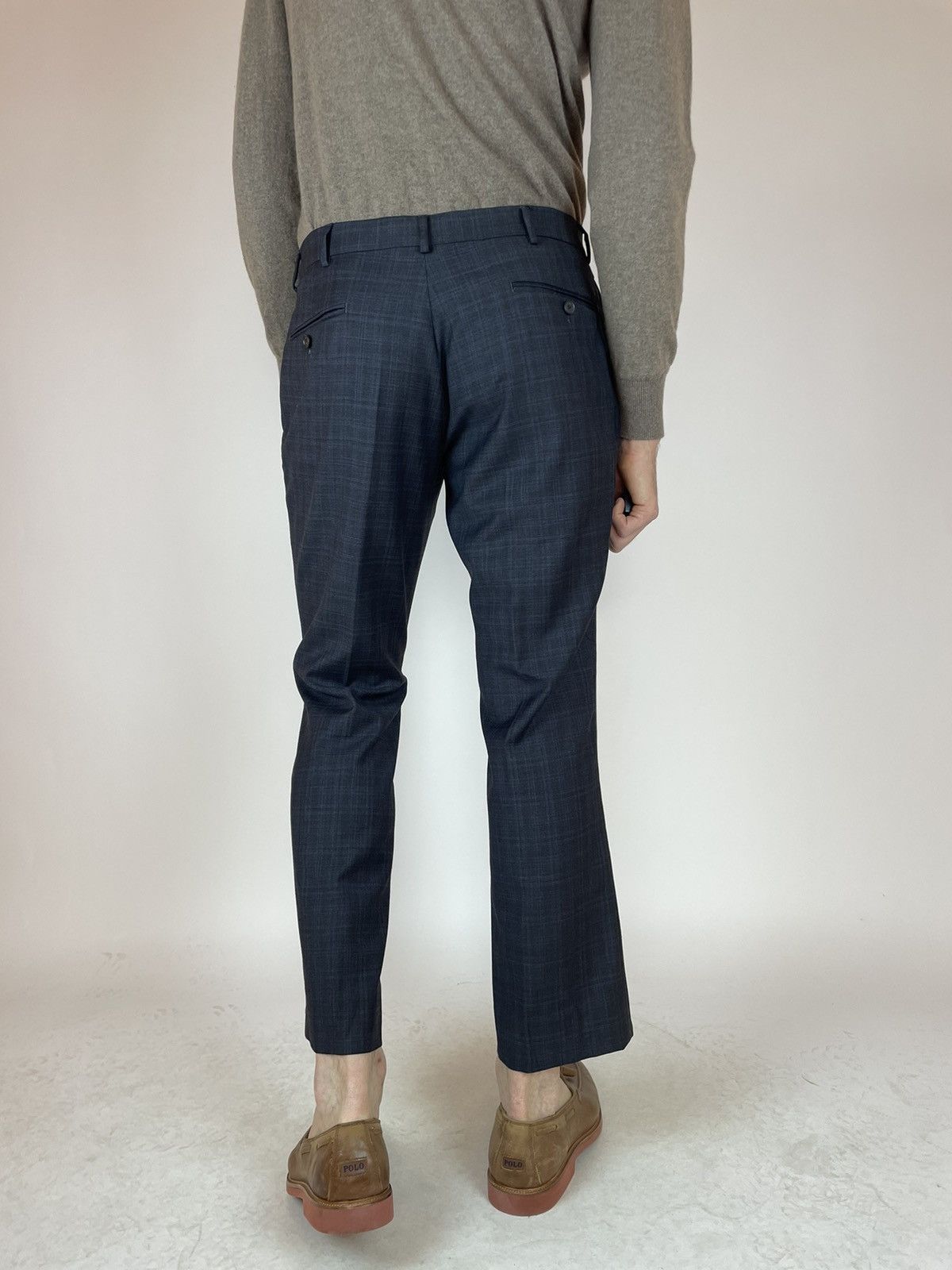 Other OSCAR DE LA RENTA PROFILE Plaid wool trousers Mens size 42S Size US 32 / EU 48 - 9 Thumbnail