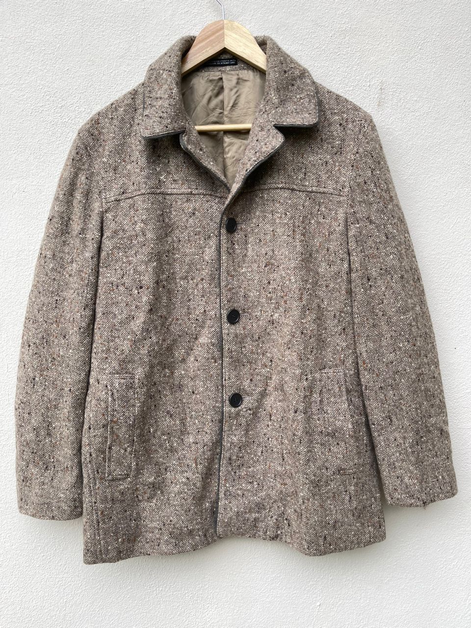 ジャケット・アウター Yohji Yamamoto 5B WOOL JACKET WOOL GABARDINE LEFT SIDE DRAPED JACKET – THE SHOP YOHJI YAMAMOTO