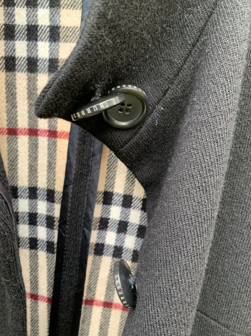 Burberry Burberry Red Label Wool Nova Check Interior Long Coat Size S / US 4 / IT 40 - 6 Thumbnail