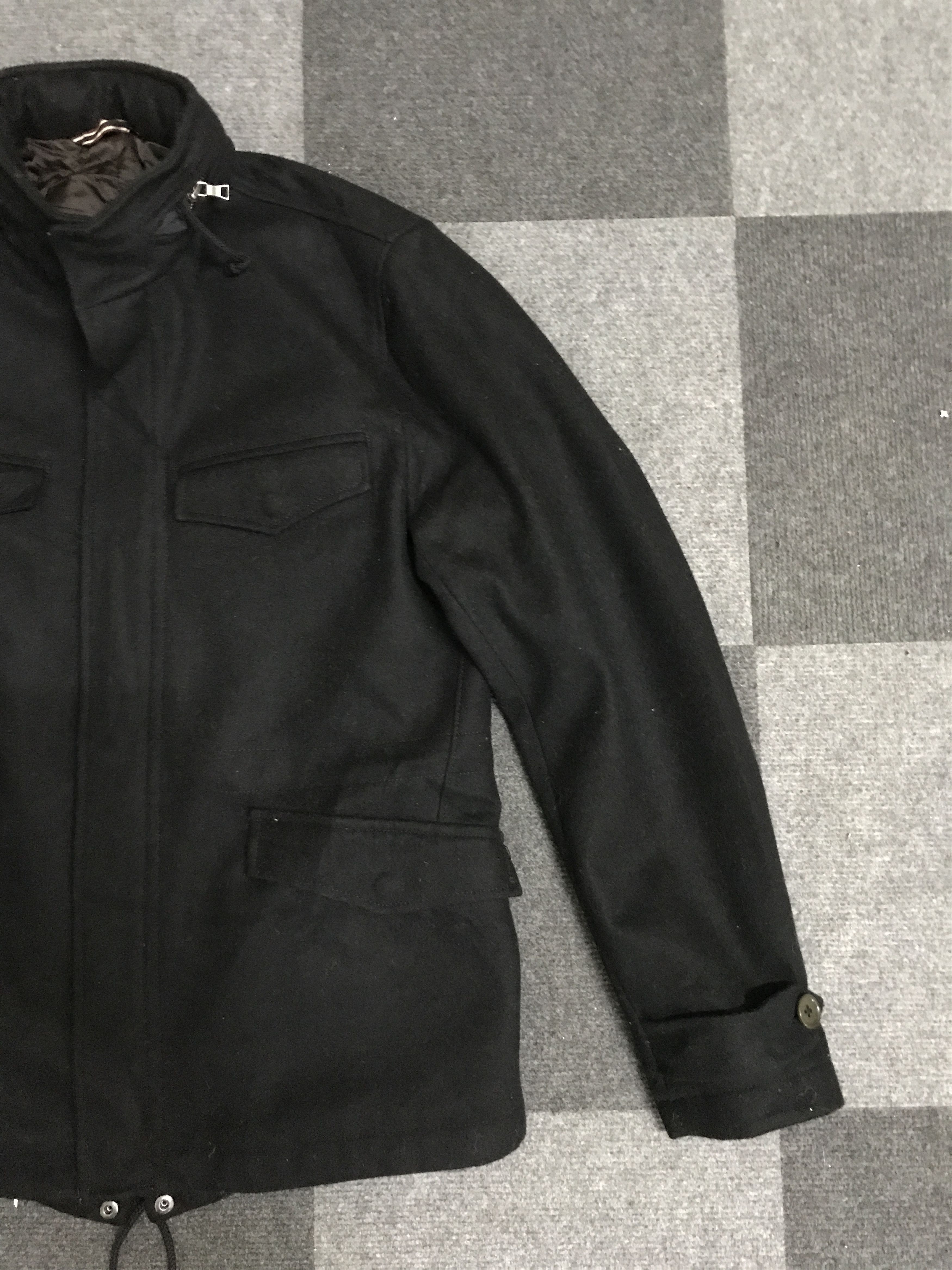 Designer × Paul Smith JW28 Paul Smith Fish Tail Wool Coat Size L / US 10 / IT 46 - 3 Thumbnail