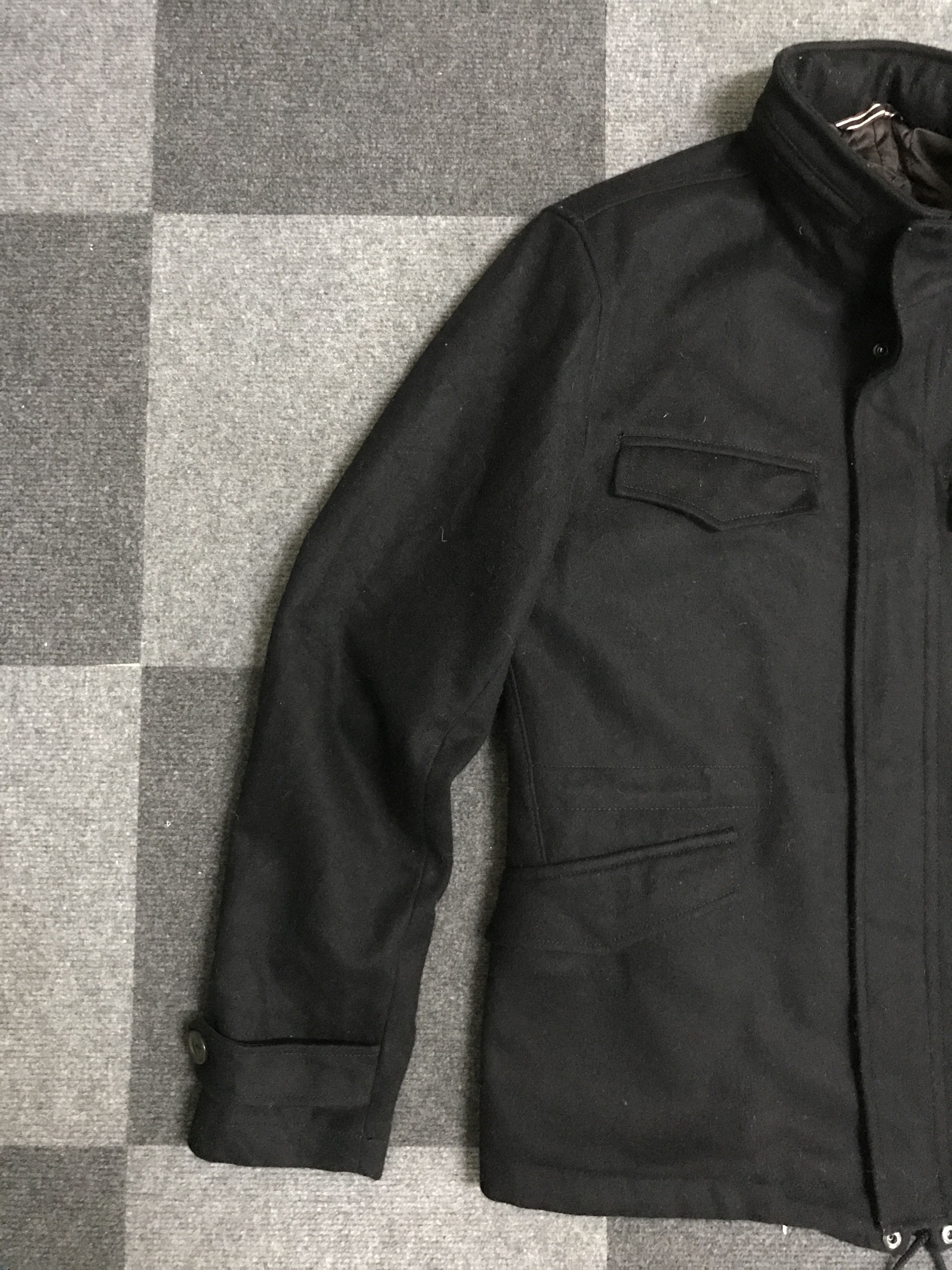 Designer × Paul Smith JW28 Paul Smith Fish Tail Wool Coat Size L / US 10 / IT 46 - 4 Thumbnail