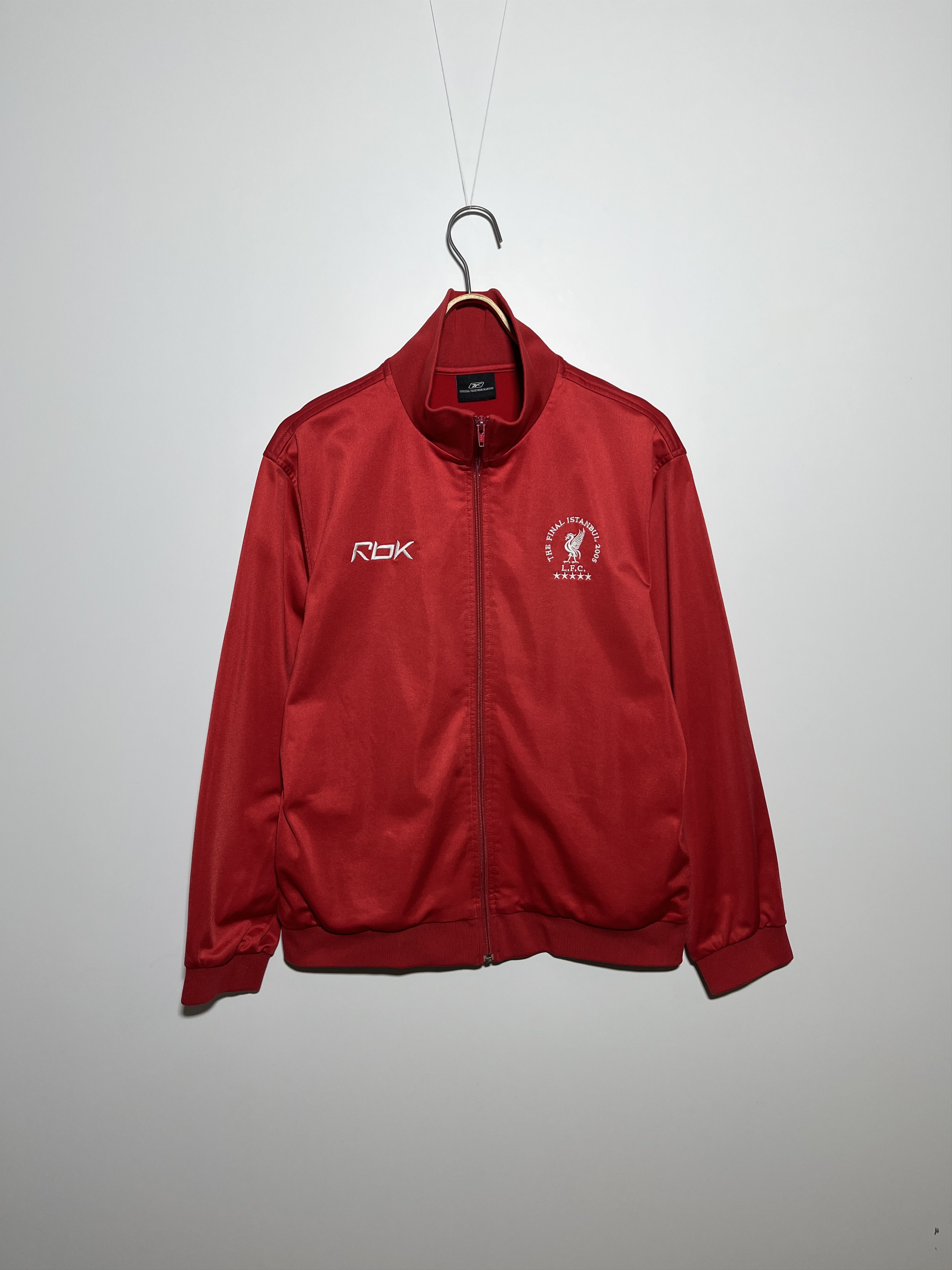 image of Liverpool 2005 Final Istanbul Champions League Track Jacket in Red, Men's (Size Medium)