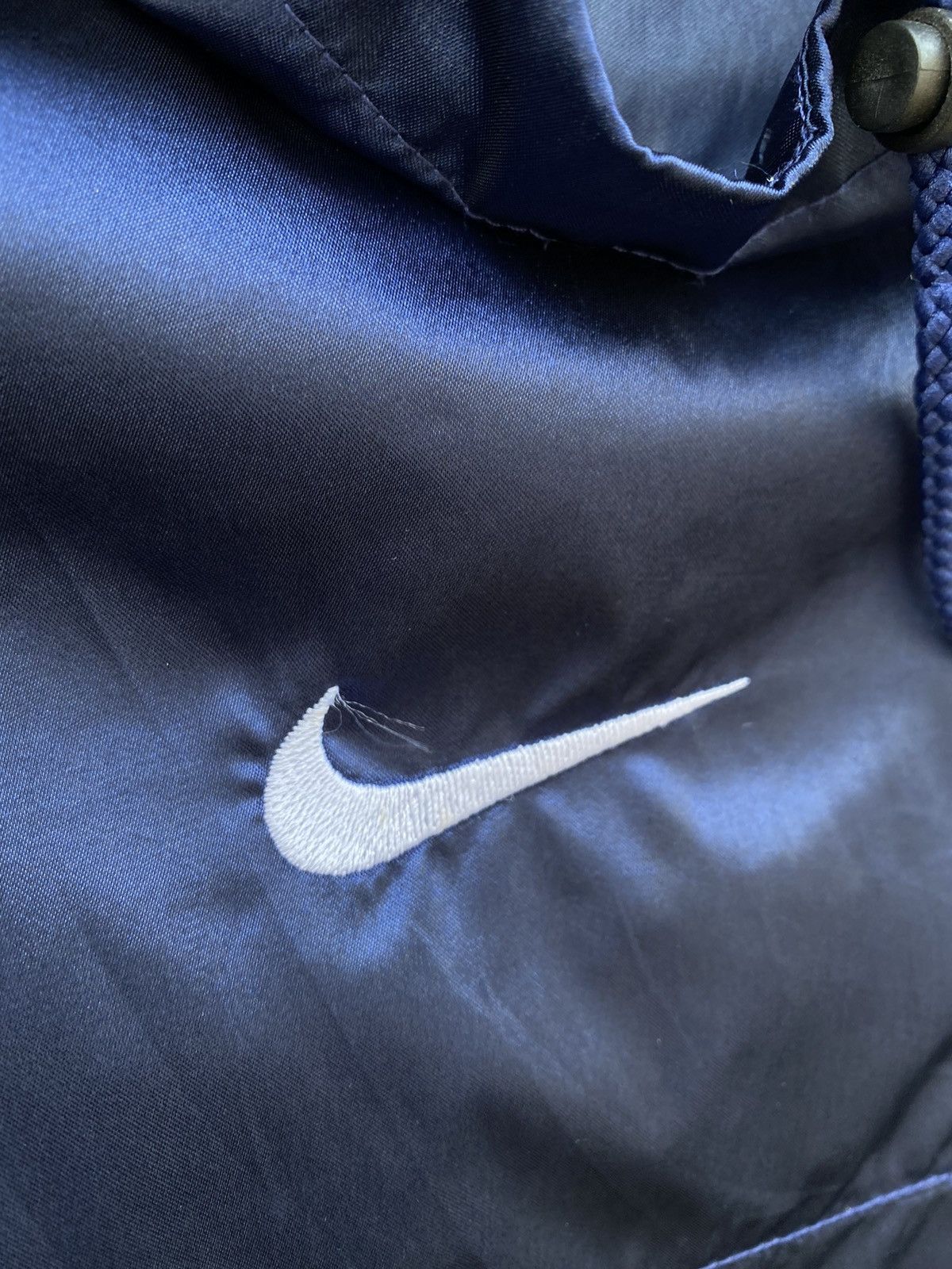 Nike 💥RARE💥Vintage 90s NIKE CENTER LOGO Embroidered Baggy Hoodie Size US XL / EU 56 / 4 - 6 Thumbnail