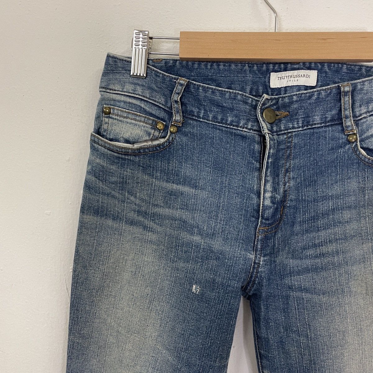 Trussardi Vintage Trussardi Indigo Denim Jeans Size US 30 / EU 46 - 3 Thumbnail