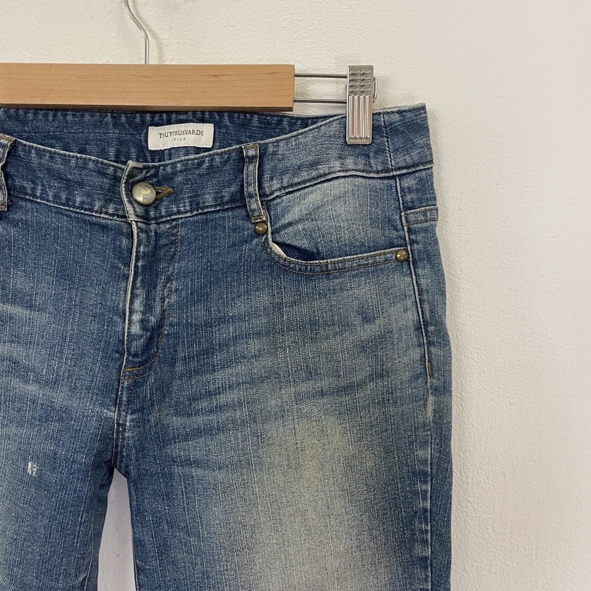 Trussardi Vintage Trussardi Indigo Denim Jeans Size US 30 / EU 46 - 2 Thumbnail